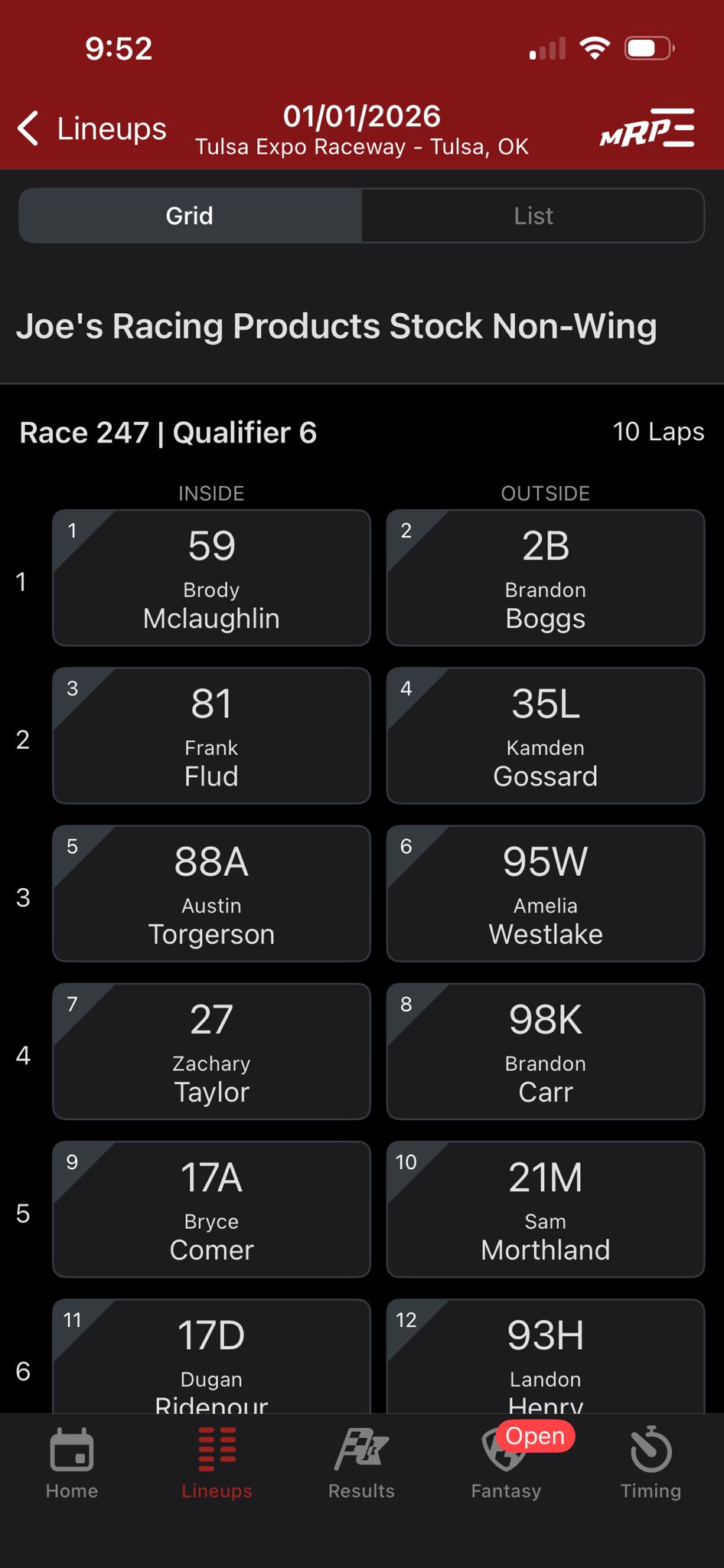 Bryce Comer Racing