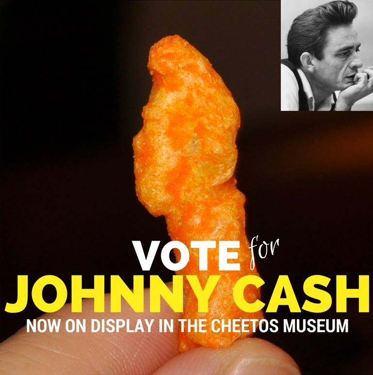 The Johnny Cash Cheeto - You like Cheetos, which makes you awesome! And ...
