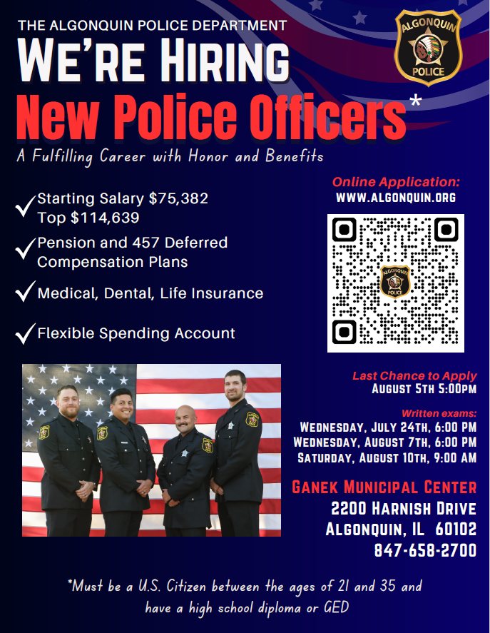 🚔 Exciting News from APD! 🚔... - Algonquin Police Department