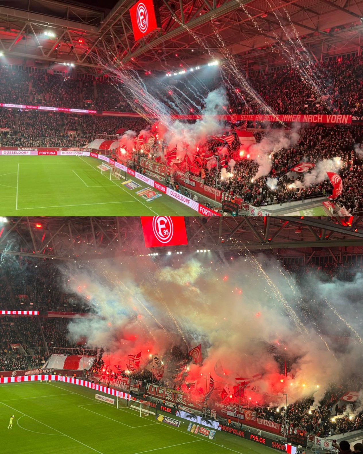 ??? Back in 2013, Fortuna Düsseldorf fans created a graffiti 