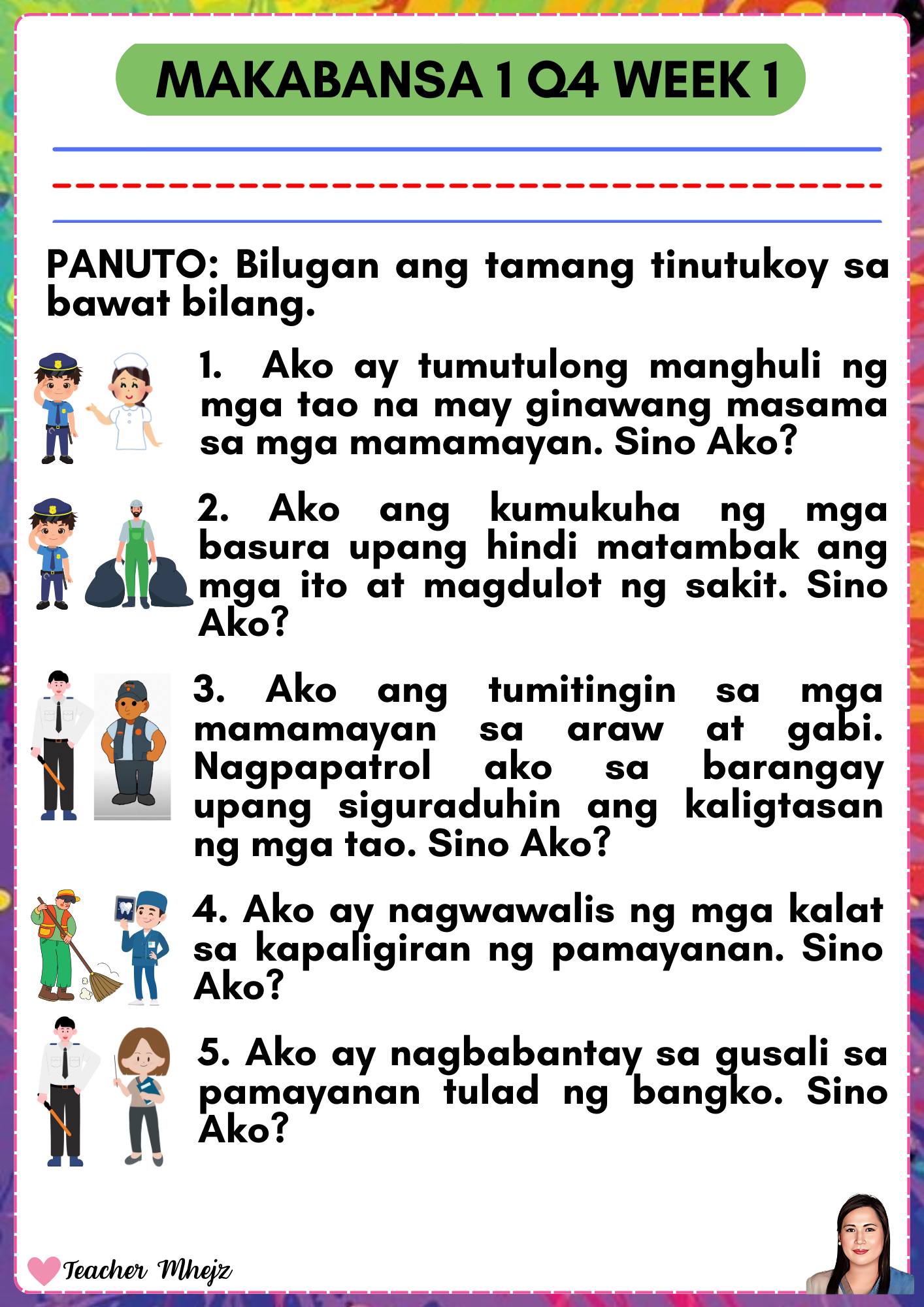 Free Grade 1 Files... - Free Grade 1 Files -Teacher Mhejz