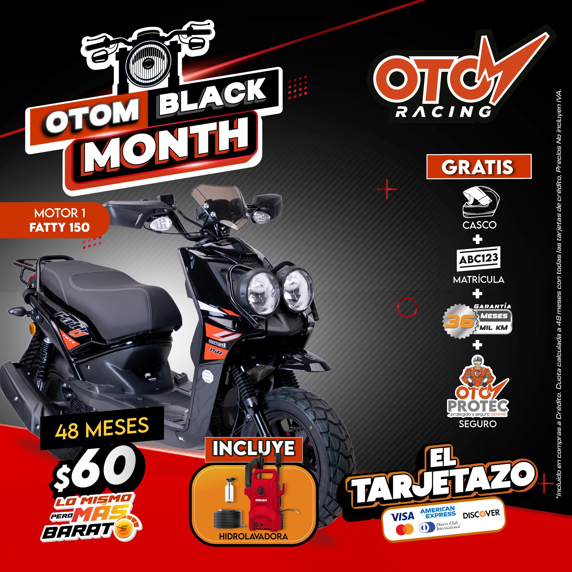 Otom - 🔥 ¡OTOM BLACK MONTH! 🔥 Con Motor 1 encuentras fuerza y ...
