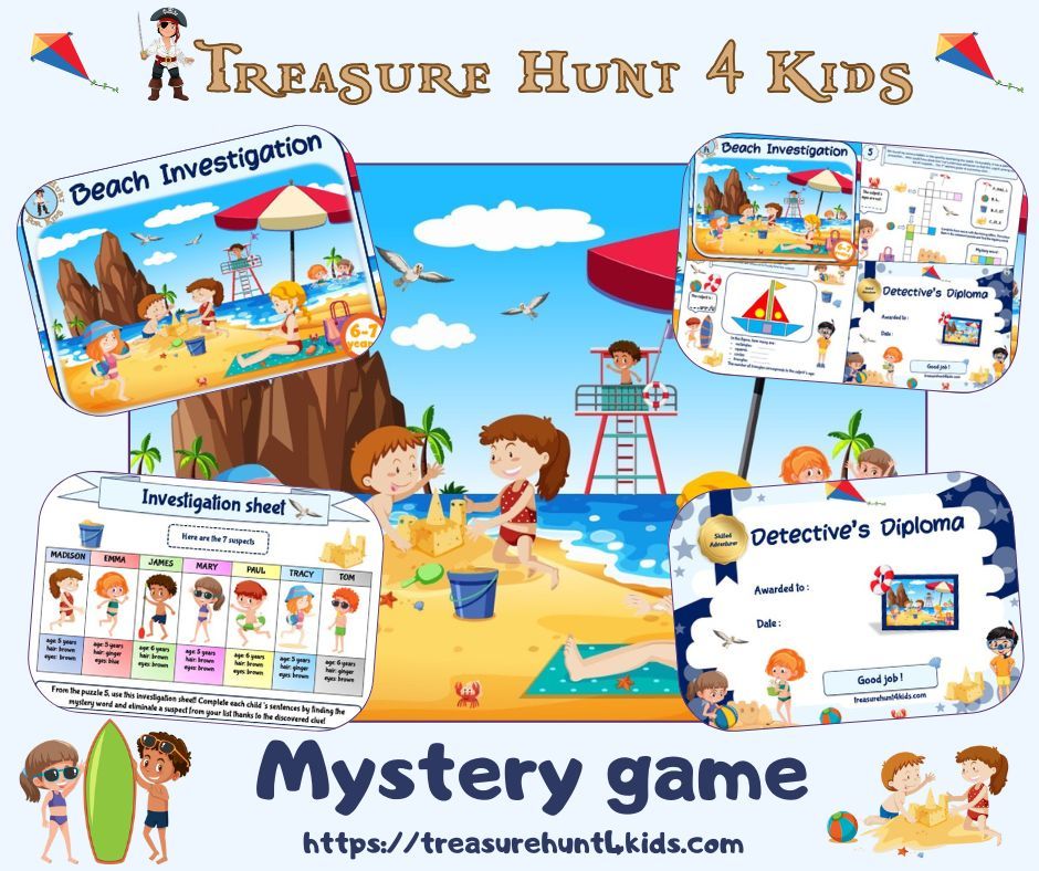 🌊☀️ Get ready for an exhilarating... - Treasure hunt 4 Kids