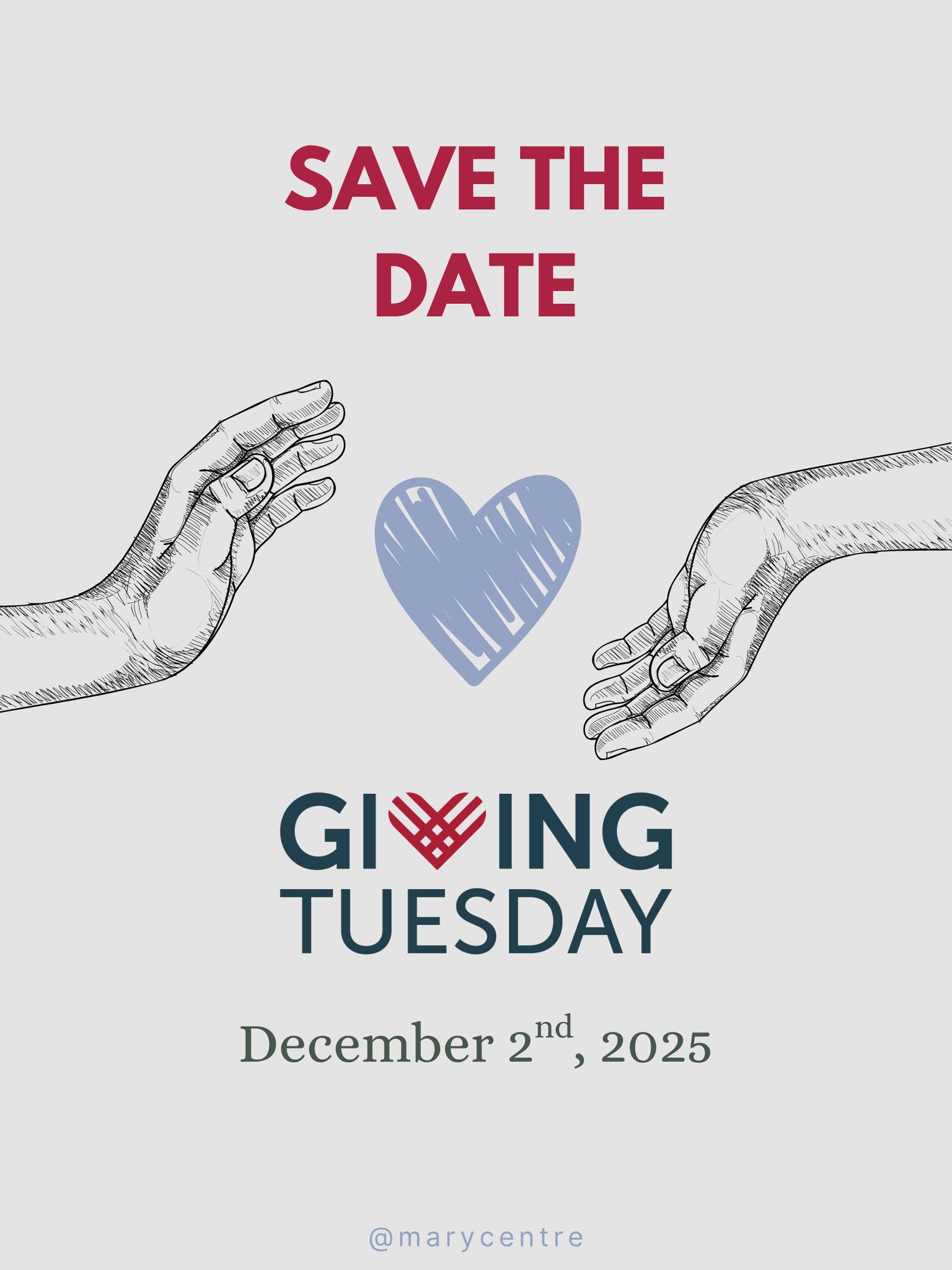 Mary - Mary Centre will be participating in Giving Tuesday on December ...