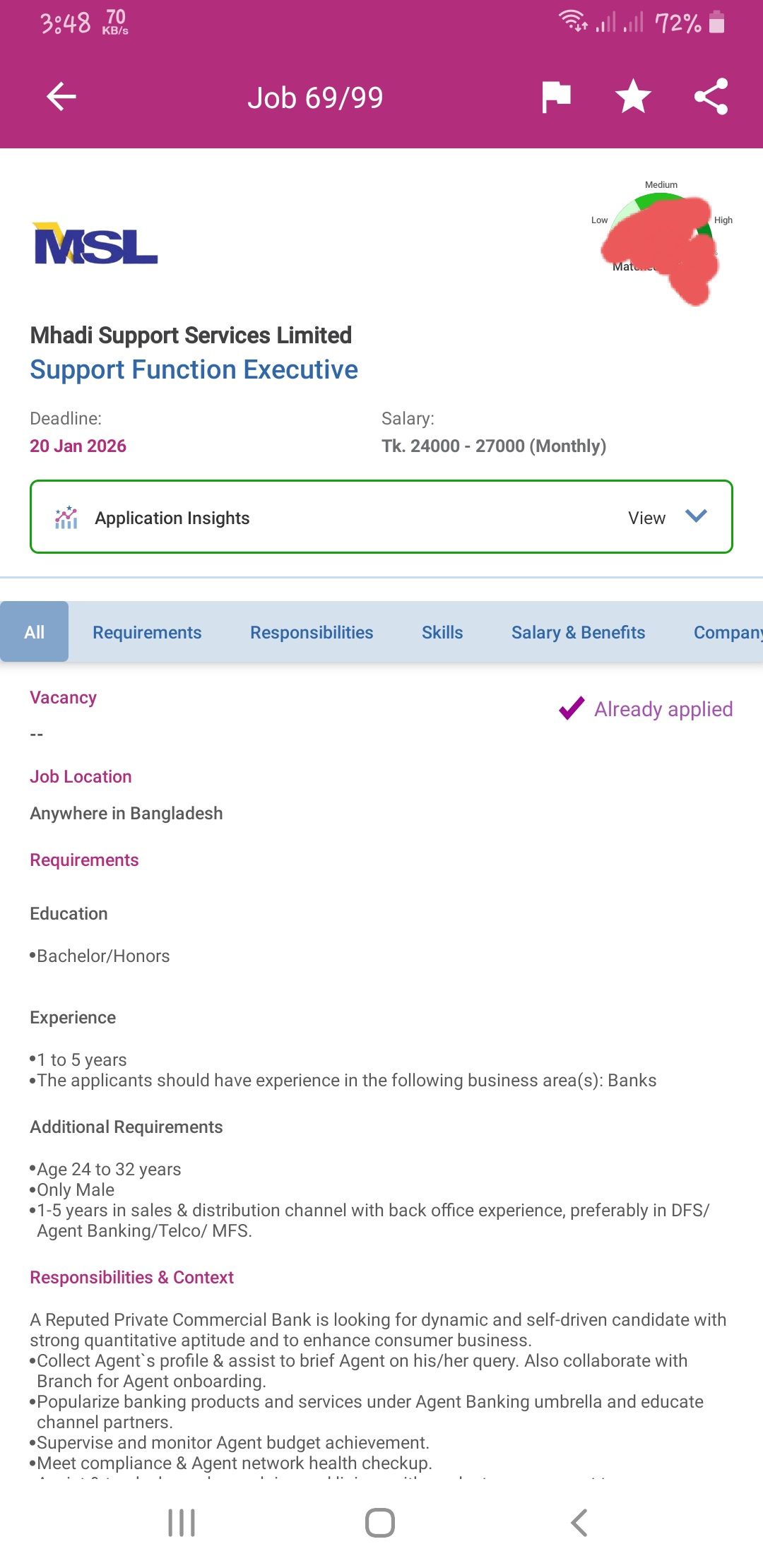 Relationship Executive Officer For BRAC BANK PLC || Mhadi MSL | ২৩ ...