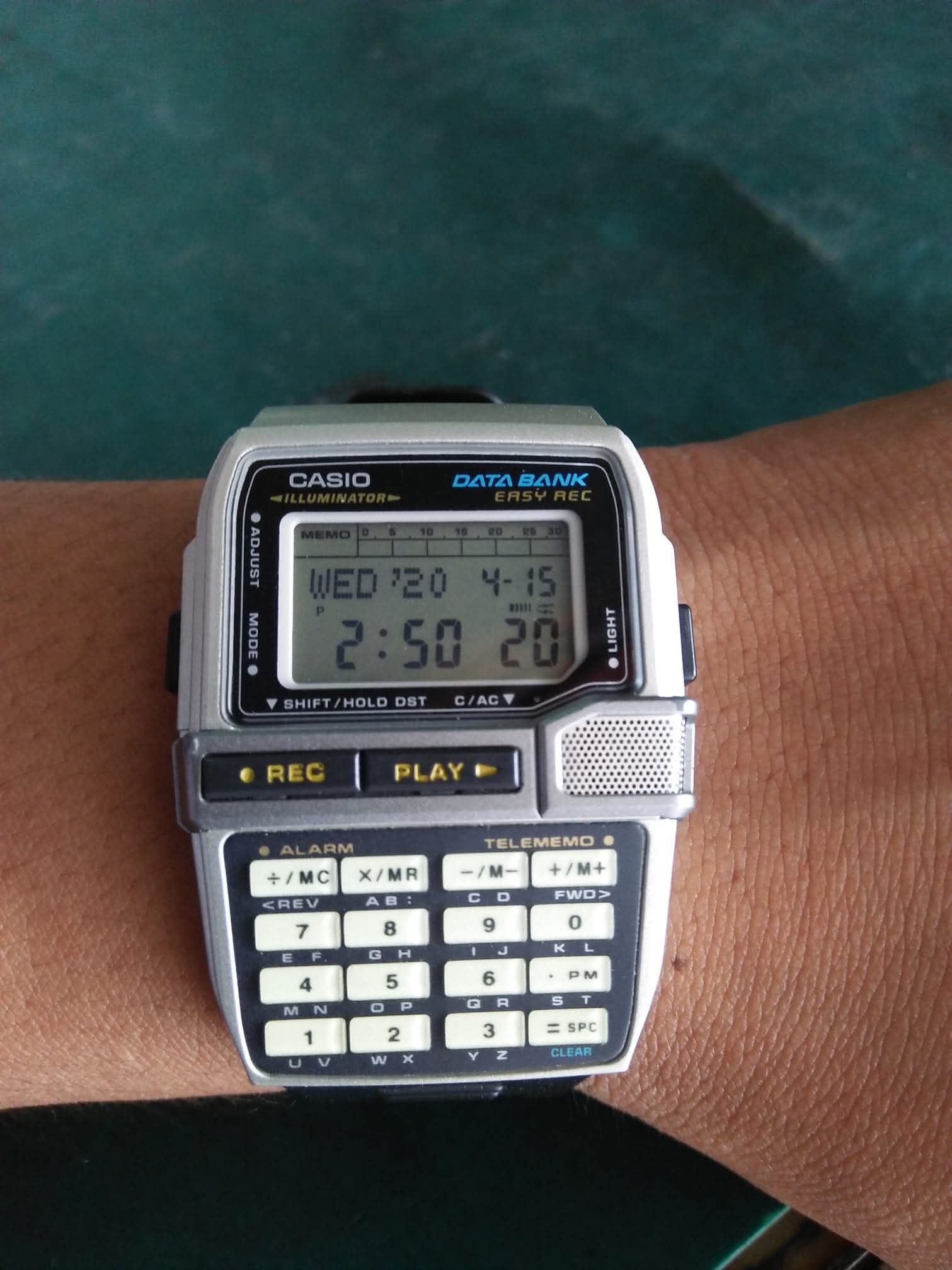 Casio dbc-v500 data bank EASY REC