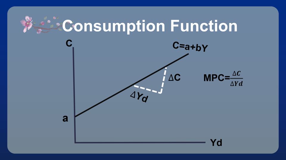 Economics - Consumption function shows the relationship... | Facebook