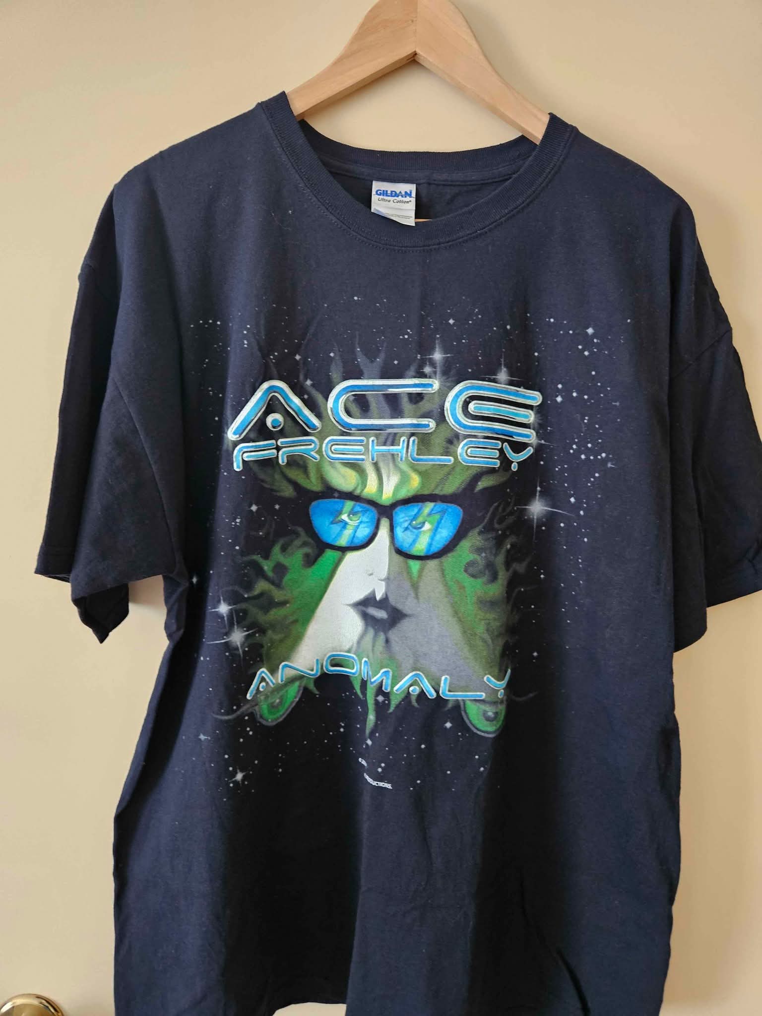 Ace Frehley Anomaly Tour Shirt Size XL, cotton shirt Perfect 