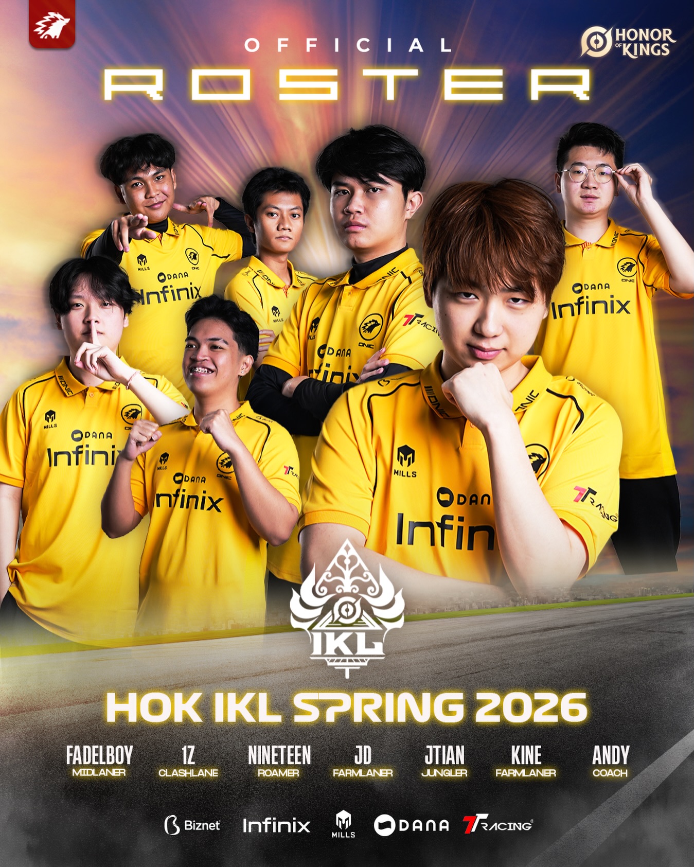 ONIC ID - OFFICIAL ROSTER LOCKED Perjalanan ONIC di HOK... | Facebook