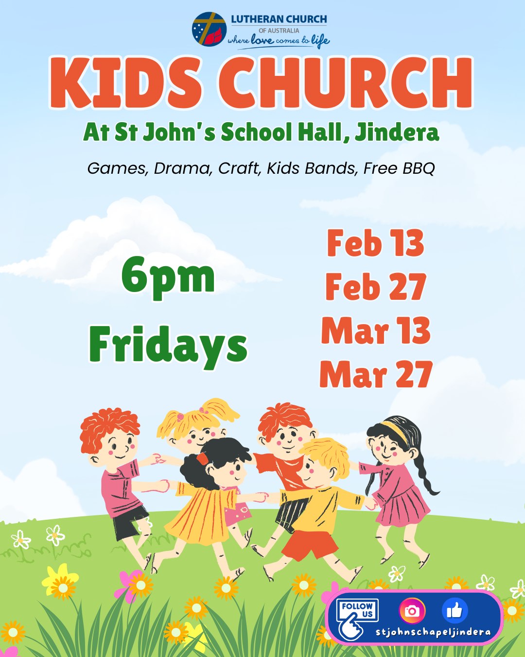 St - Kids Church is back this Friday Night! It's Church, run by and for ...