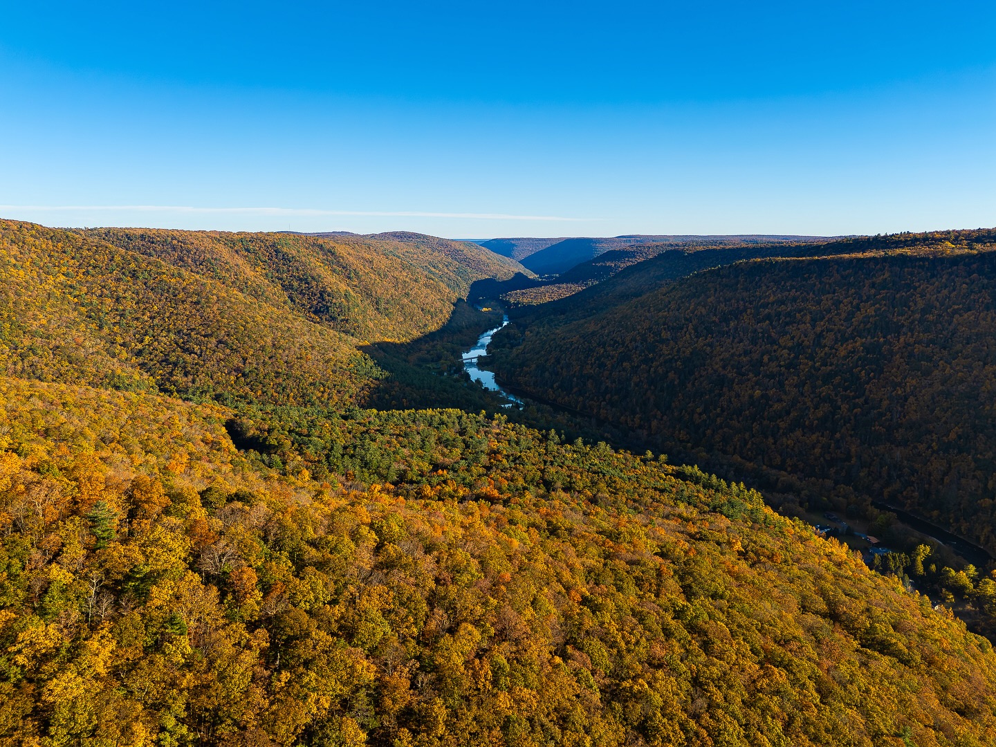 The Drone Geek - The fall colors sprawling above Jersey...