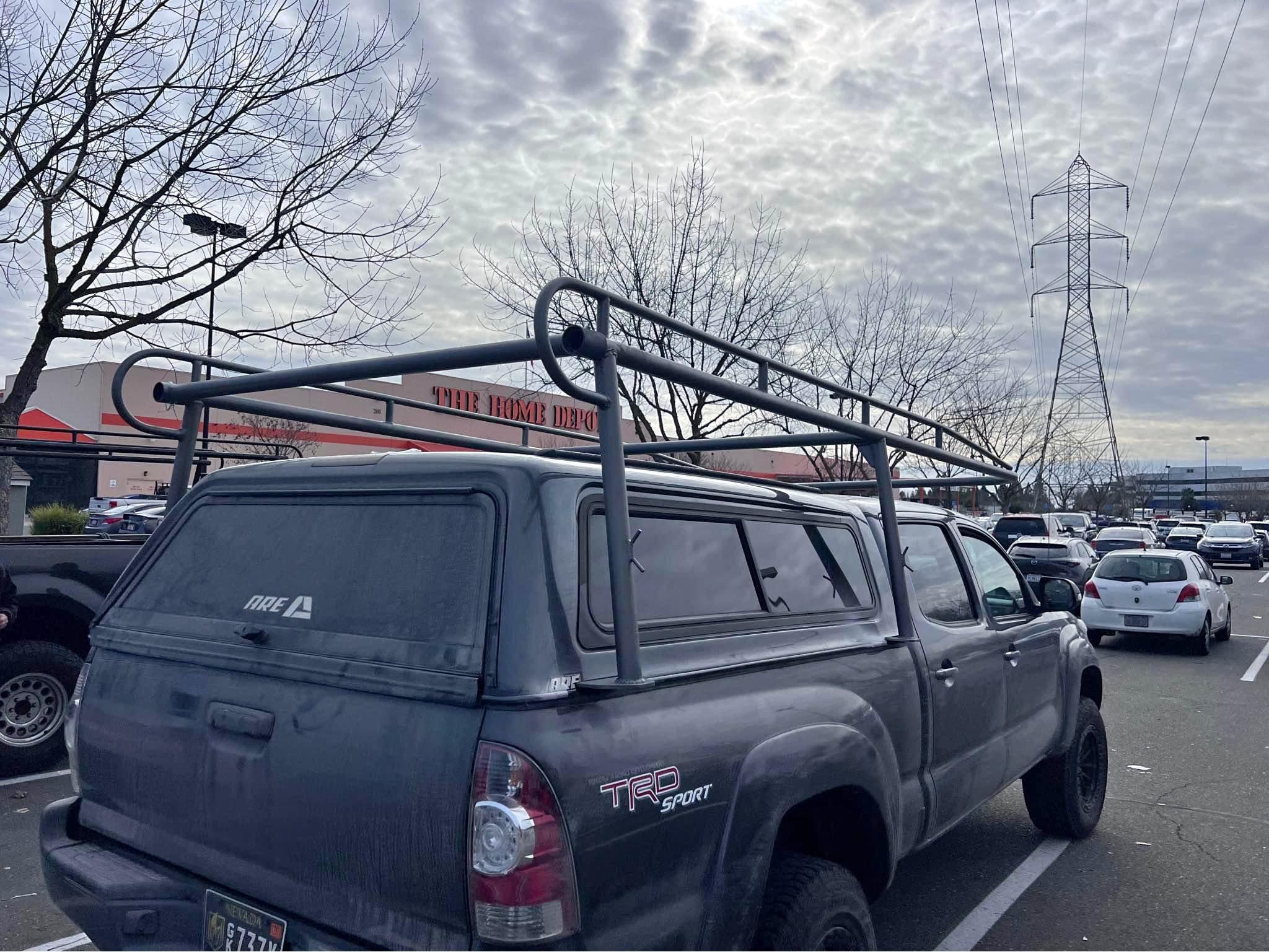 Leader rack for camper Toyota Tacoma 6ft long 4 doors RACAS para camper ...