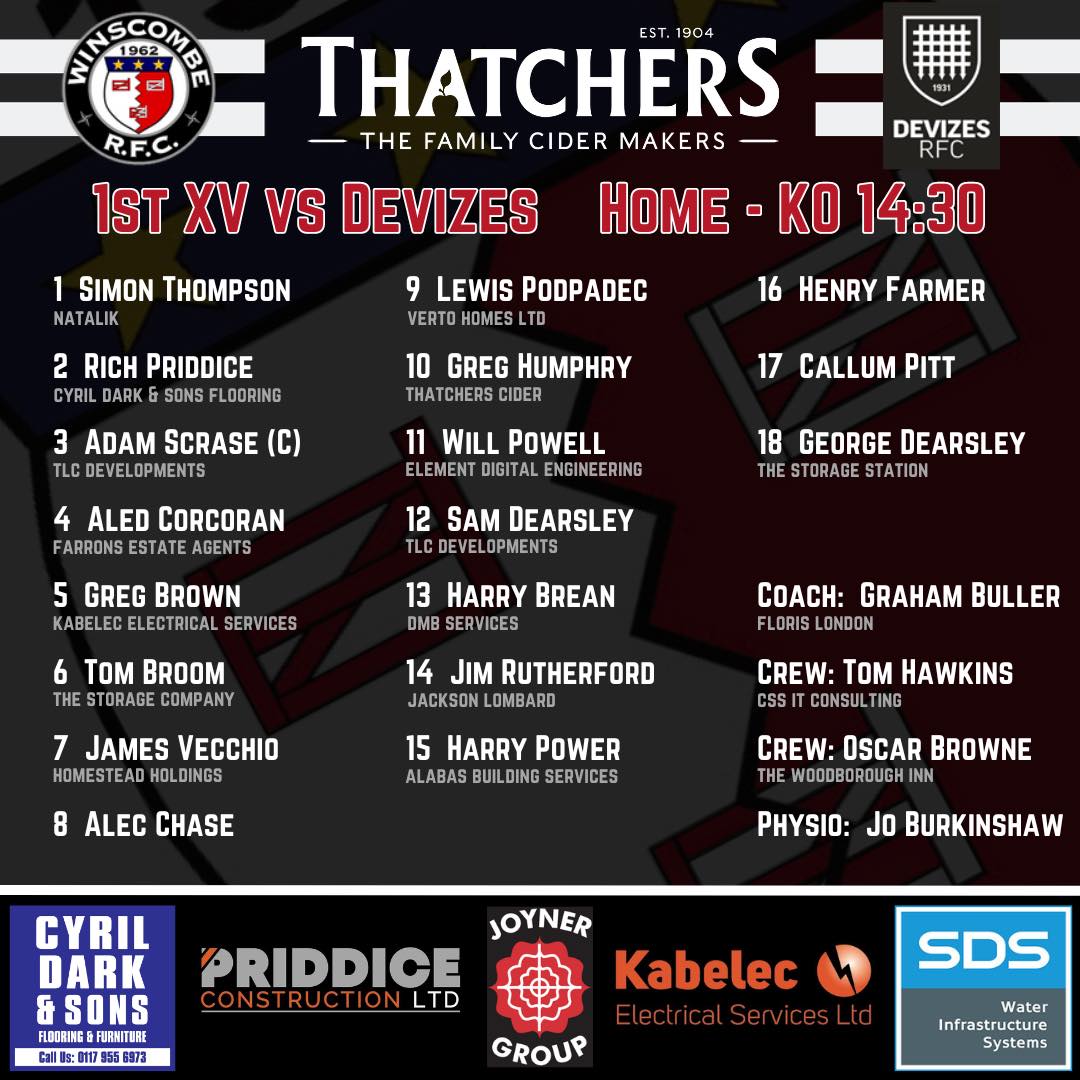 Winscombe R.F.C - 2 massive games today as our 1s play...