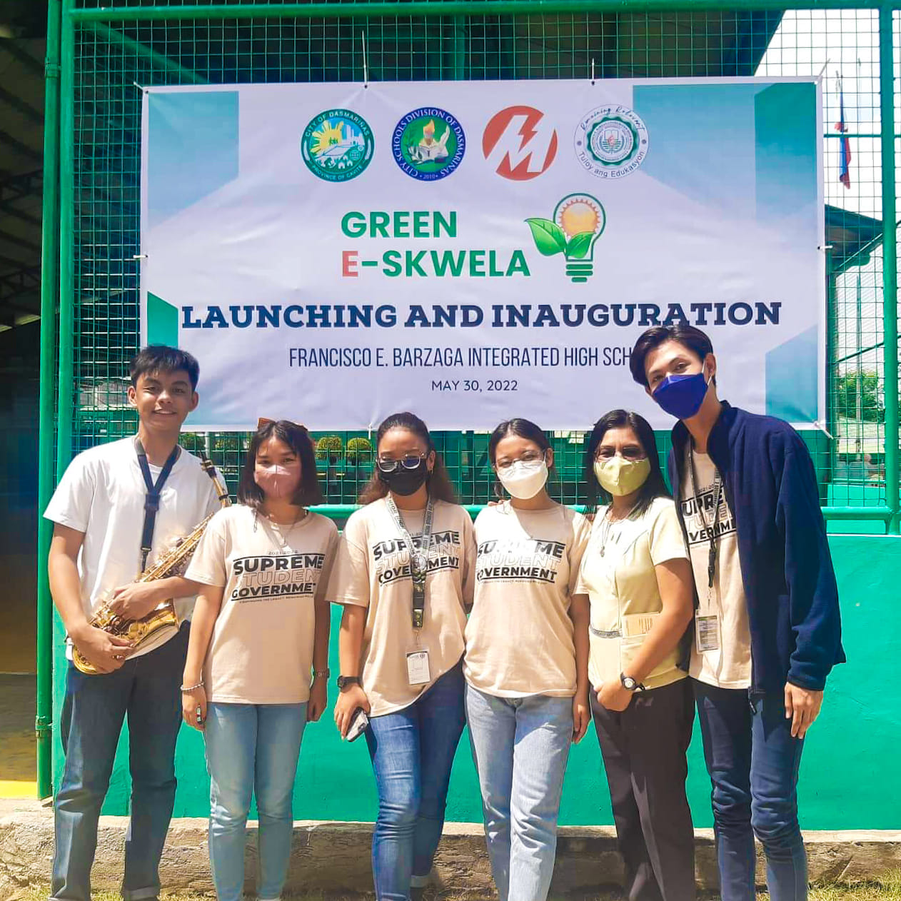 The Supreme Student Government officers took part in the Green E-skwela ...