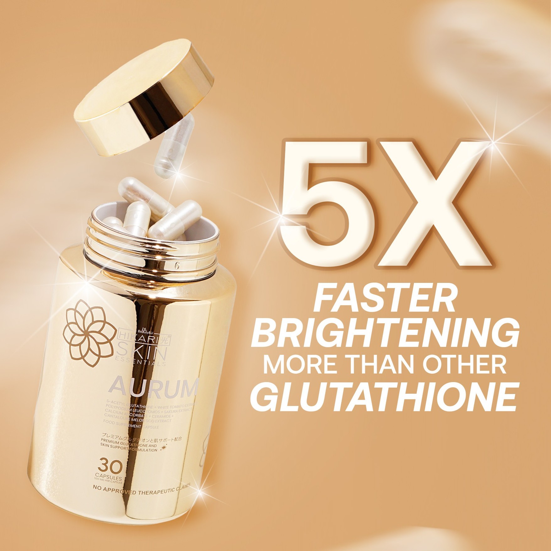 hikari ultra glutathione mg Achieving Alex glowing and healthy skin is easier with Aurum's powerful ingredients! 5X ba naman! ✨💖 #HikariSkinEssentials #HikariGlutathione #NewEraofGlutathione #HikariAurum Roche Laroscorbine, For Skin exossomos Lube:Organic Aloe + Plant Based Personal Lubricant