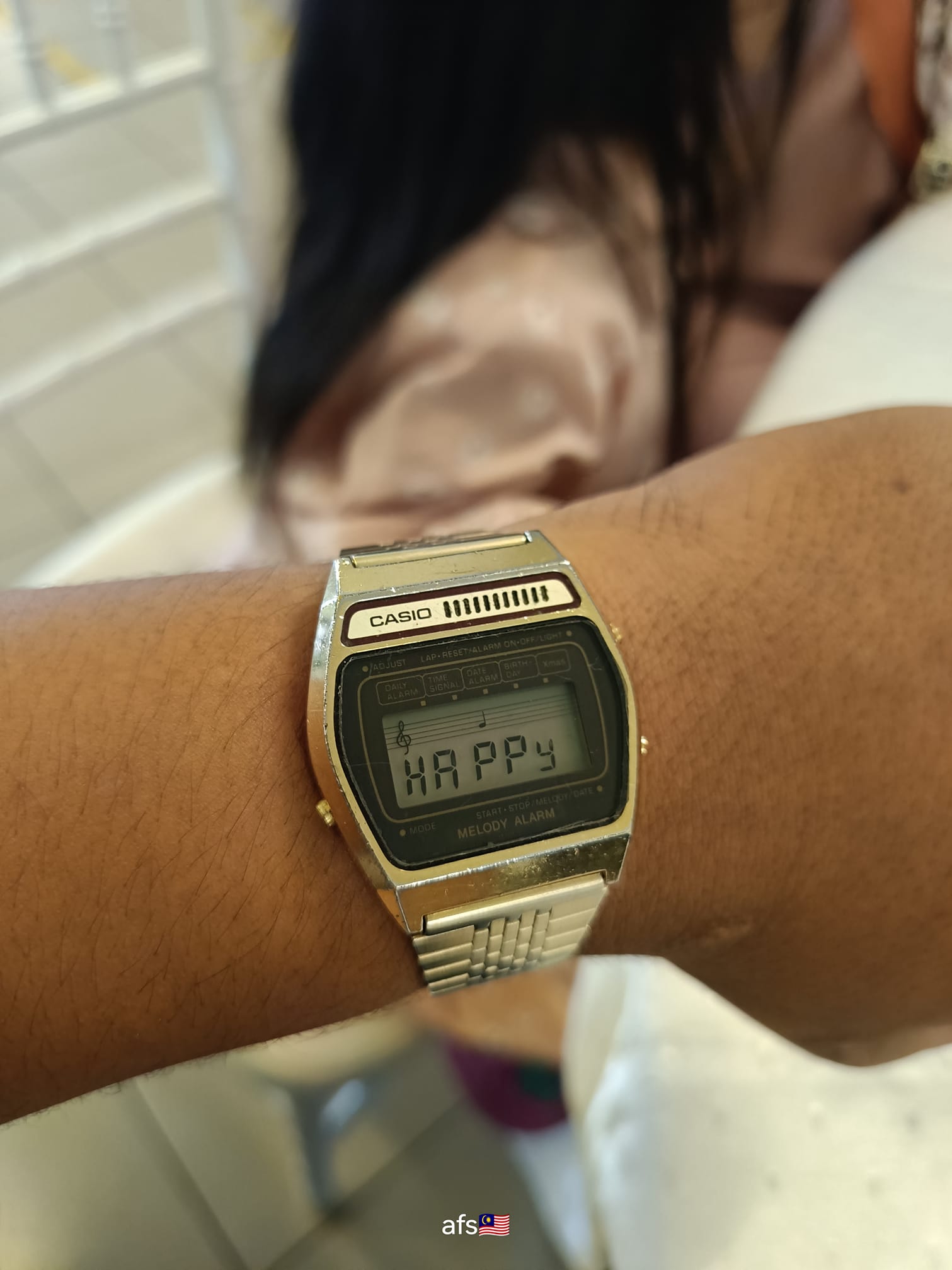 Casio BA-200G aka Multi Alarm, Gold Case 😁 Released in 1984