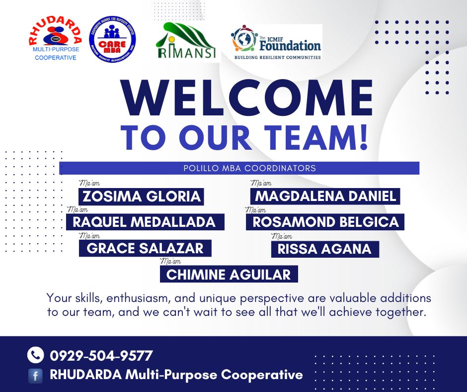 RMPC MBA COORDINATORS... - Rhudarda Multi-Purpose Cooperative | Facebook