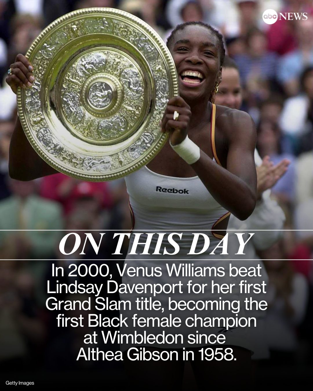 In 2002, Venus Williams became the first Black woman to reach