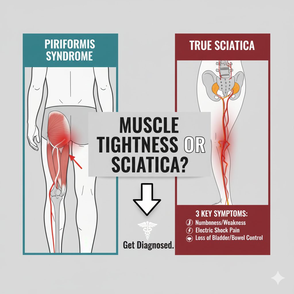 Ortho - 𝗠𝘂𝘀𝗰𝗹𝗲 𝗧𝗶𝗴𝗵𝘁𝗻𝗲𝘀𝘀 𝗼𝗿 𝗦𝗰𝗶𝗮𝘁𝗶𝗰𝗮? 𝗞𝗻𝗼𝘄 𝘁𝗵𝗲 𝗗𝗶𝗳𝗳𝗲𝗿𝗲𝗻𝗰𝗲! 🦵⚡ That ...
