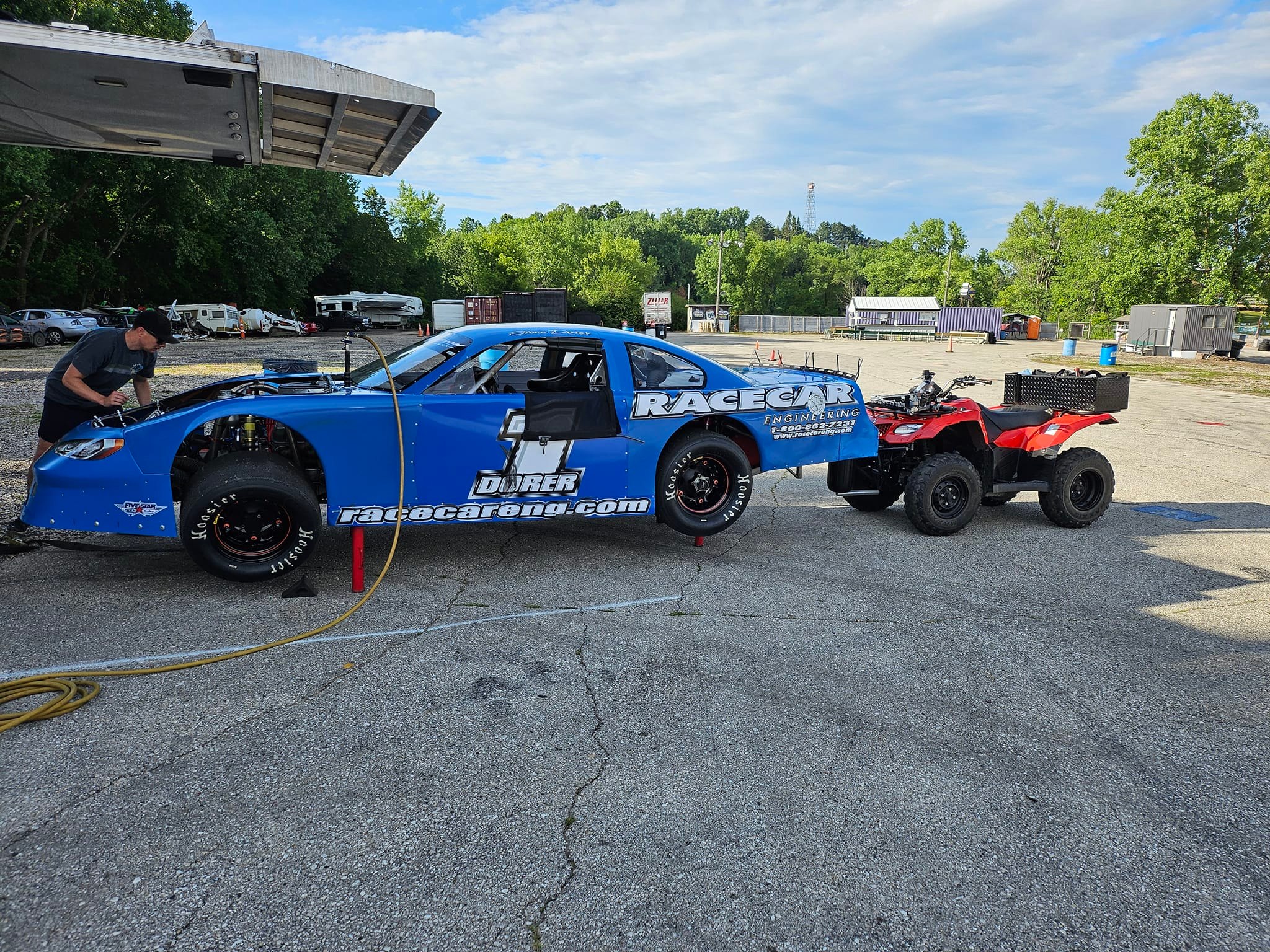 A couple of reallllly early birds... - Slinger Super Speedway