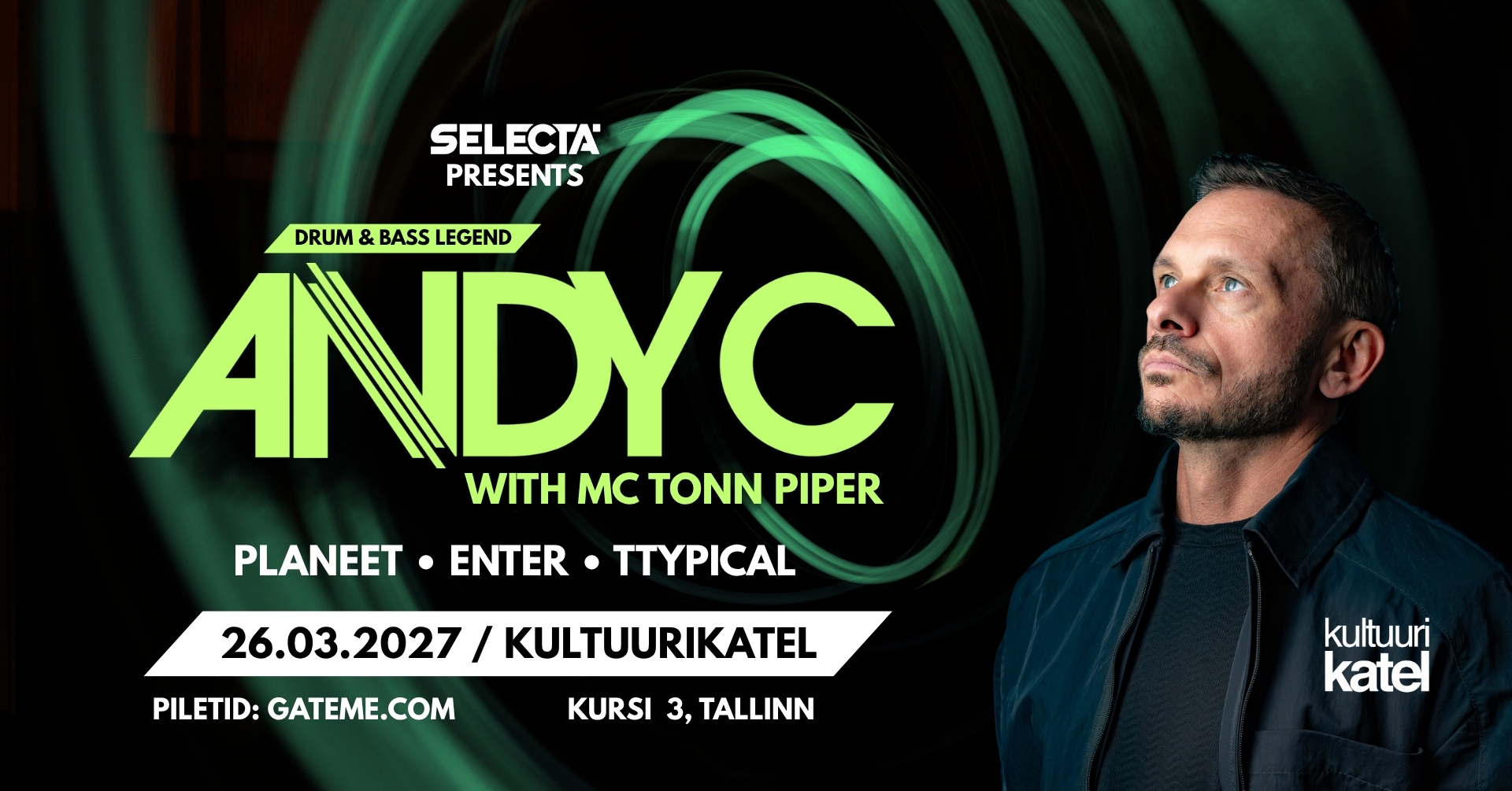 Selecta: ANDY C (UK) @ Tallinn