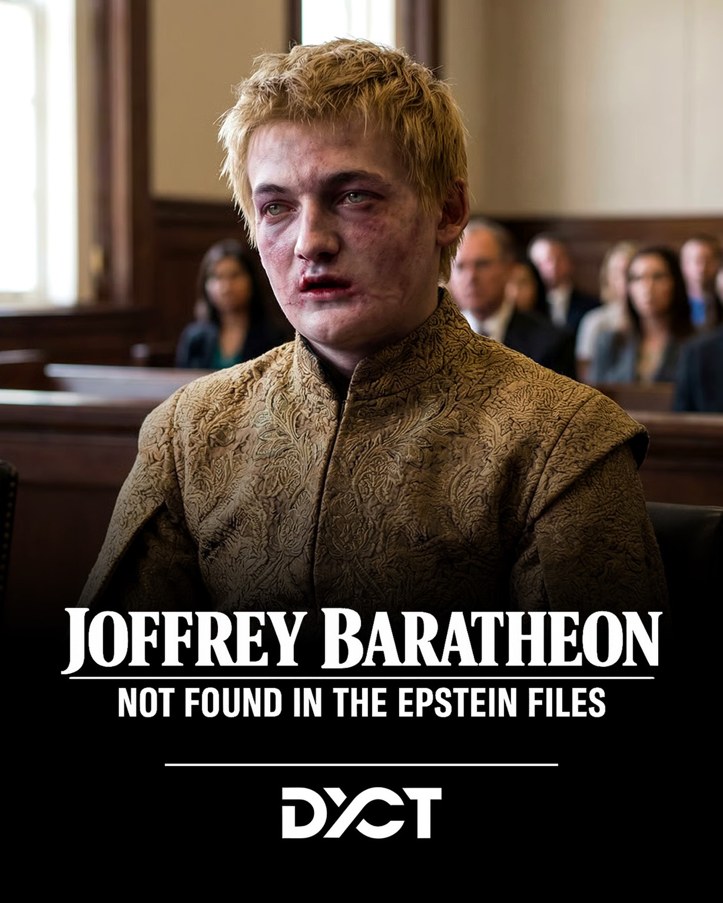 Did - Joffrey Baratheon Has Not Been Named In The Epstein Files After ...