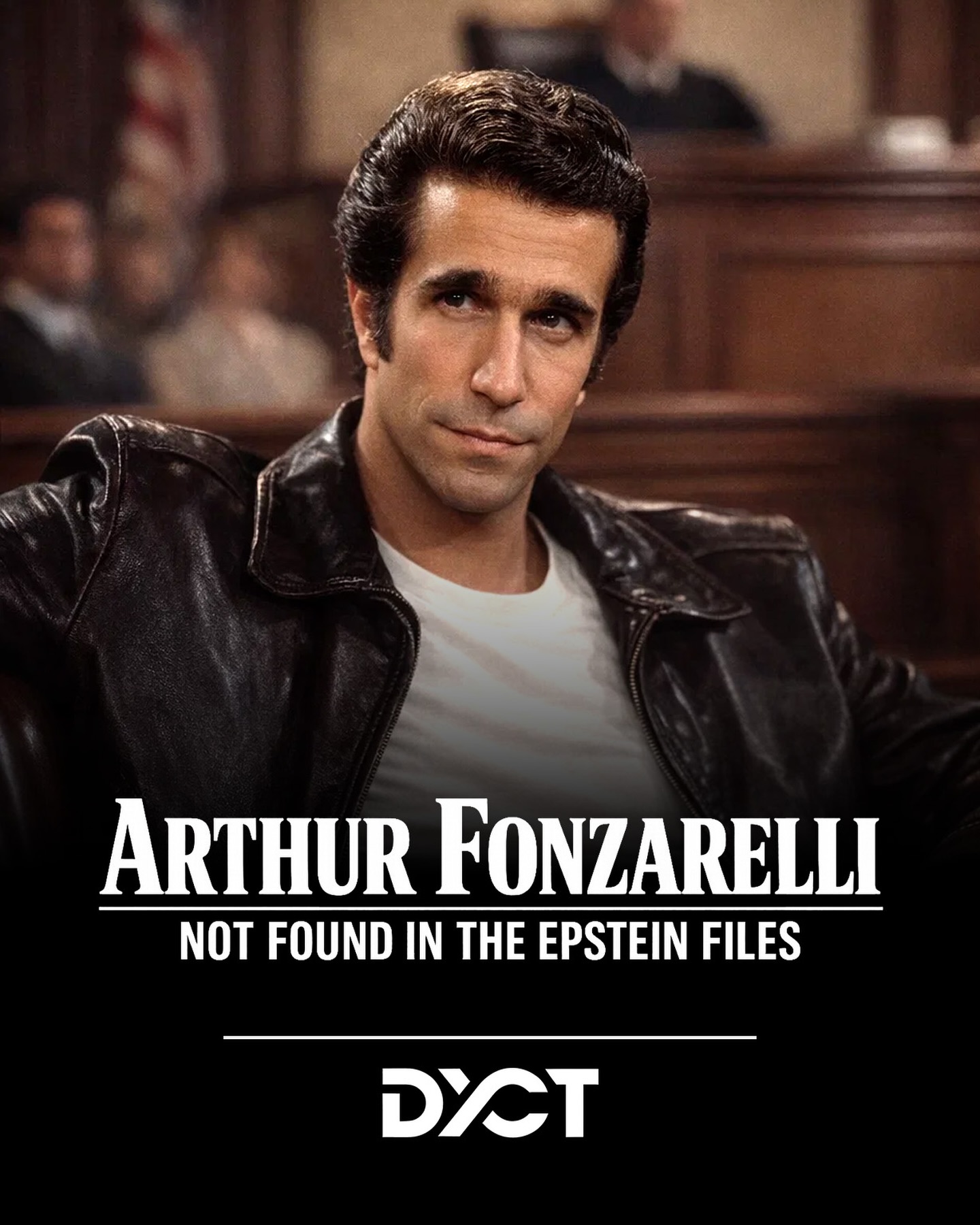 Did - Fonzie Has Not Been Named In The Epstein Files After a thorough ...
