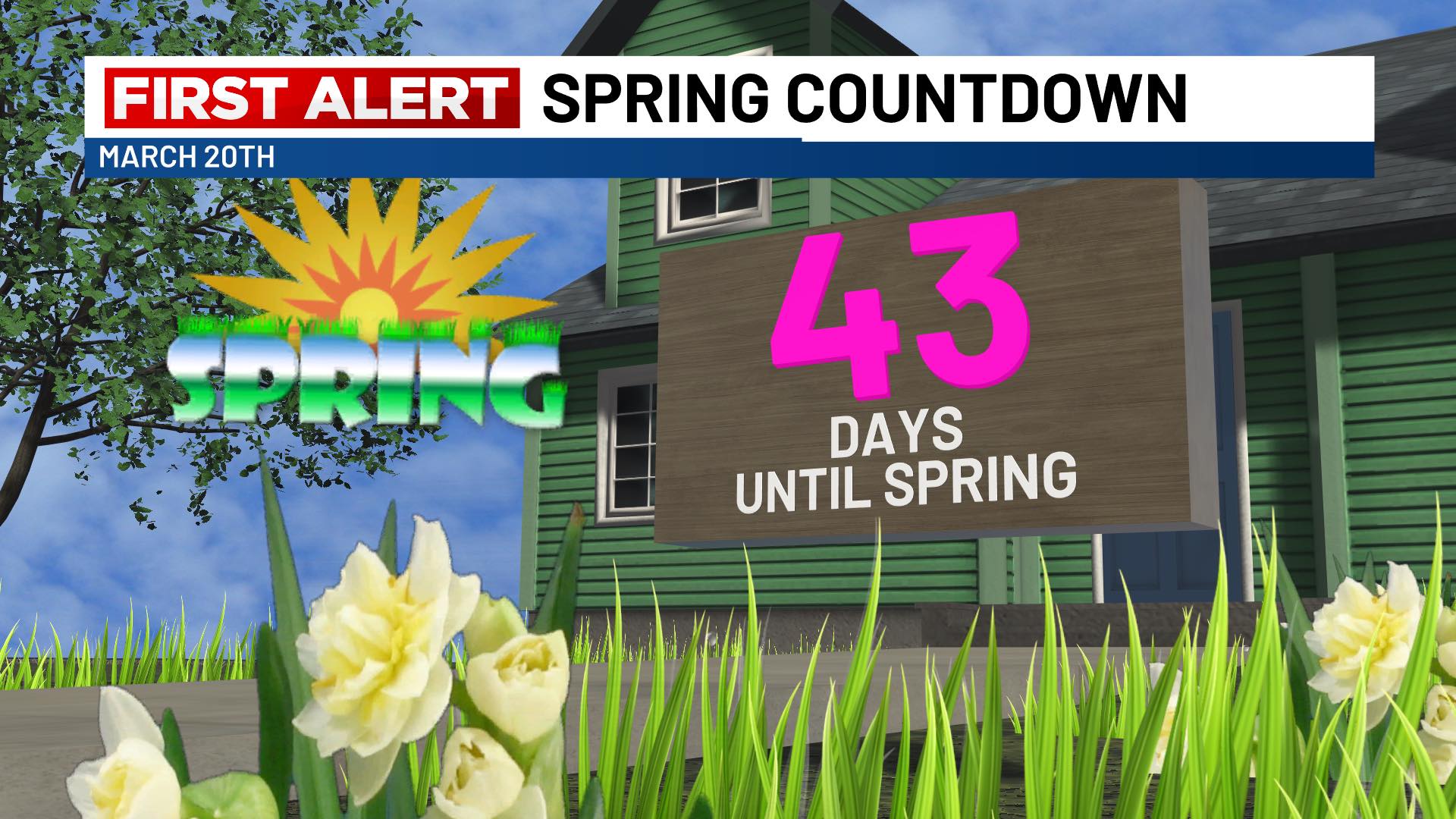 Meteorologist - GOOD NEWS! We have officially PASSED the half-way point ...