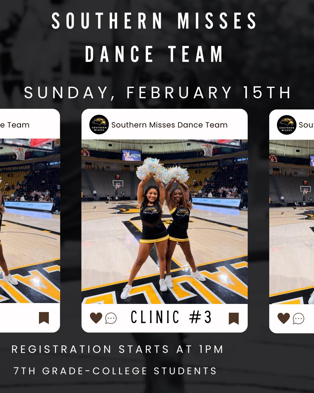 The countdown to nationals is on!... - USM Southern Misses | Facebook