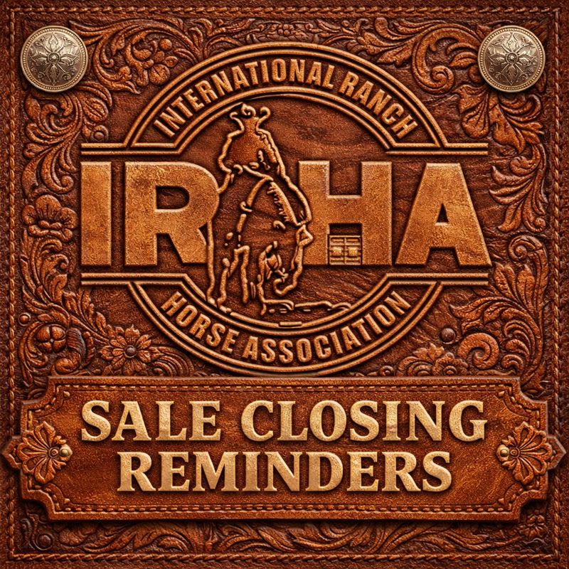 International Ranch Horse Association | Fort Worth TX
