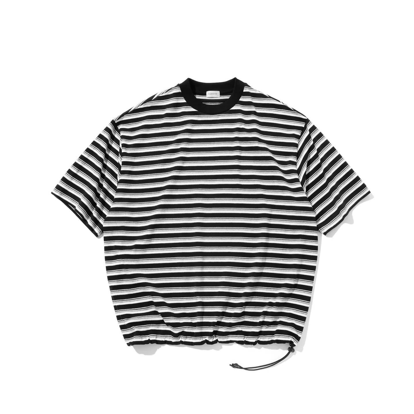 CLESSTE 7.3號19:00截單MULTI STRIPED MASSIVE T-SHIRT WITH DRAWSTRINGS