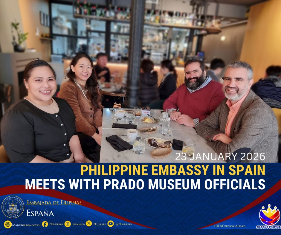 Philippine - HAPPENING NOW: The Philippine Embassy in Spain met with ...