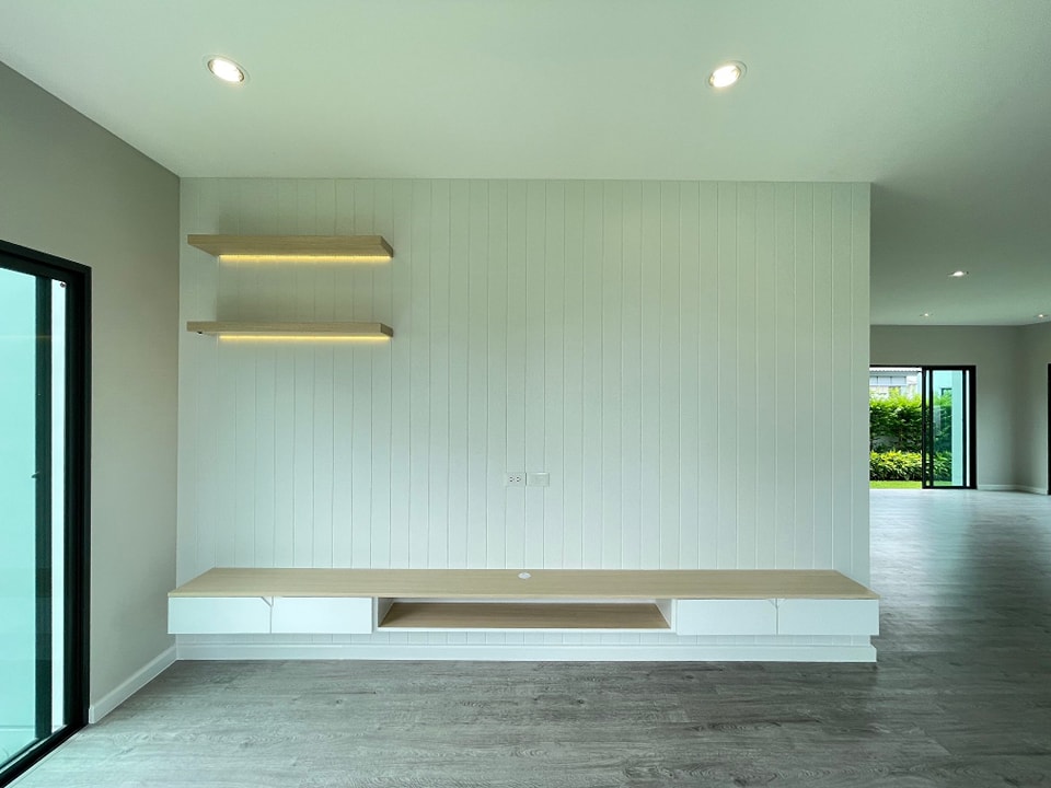 K Interior - สวยอมตะ เรียบหรูได้ไม่ซ้ำใคร แถมดูสะอาดตา กรุผนังลายหิน ...