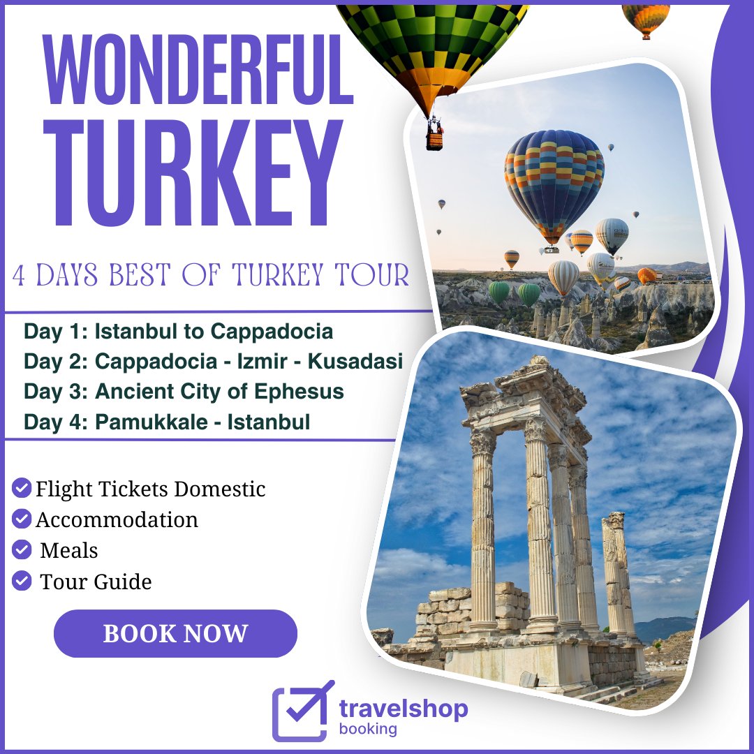 TravelShopBooking - 🌍 Exploring the wonders of Turkey on an epic ...