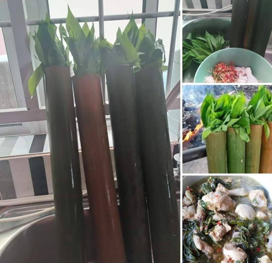 Resepi Pembuka Selera Ayam Pansuh Manuk Pansuh Bahan Bahan Sy Masak Untuk Seekor Ayam 4 Ruas Buluh Resepi Ni Hnya Untuk 1 2 Ekor Ayam Seruas Buluh Lemang 1 2 Ekor Ayam Yang Telah Siap