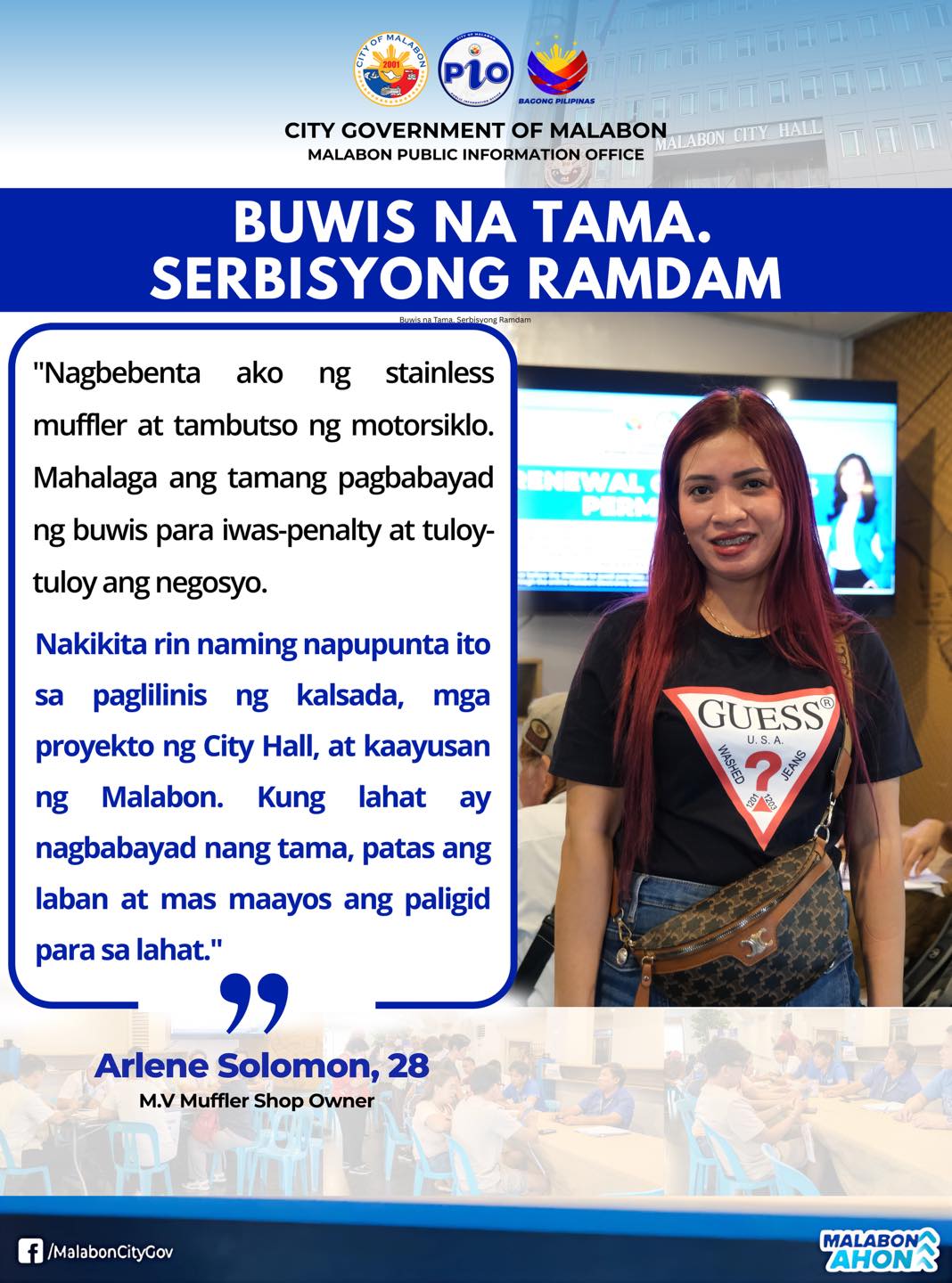 Malabon - Negosyong maayos, lungsod na maaasahan Para kay Arlene ...
