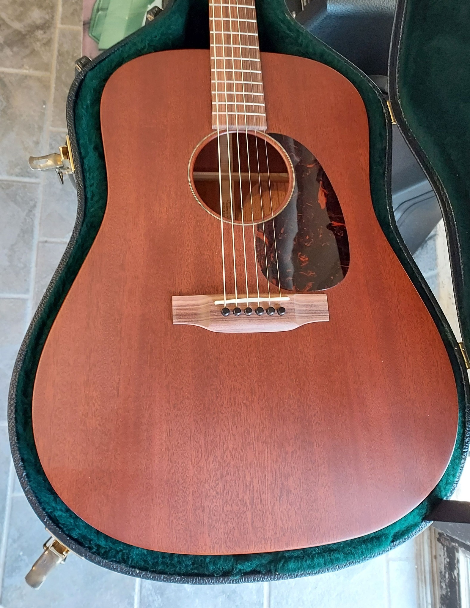 Martin D-15M should come with hard shell case