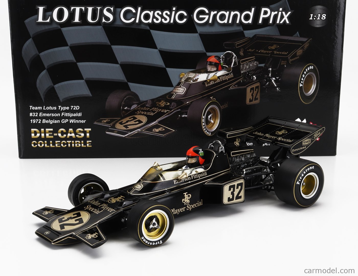 72D エグゾト FORD LOTUS TYPE 1972 #6 1/18 箱付