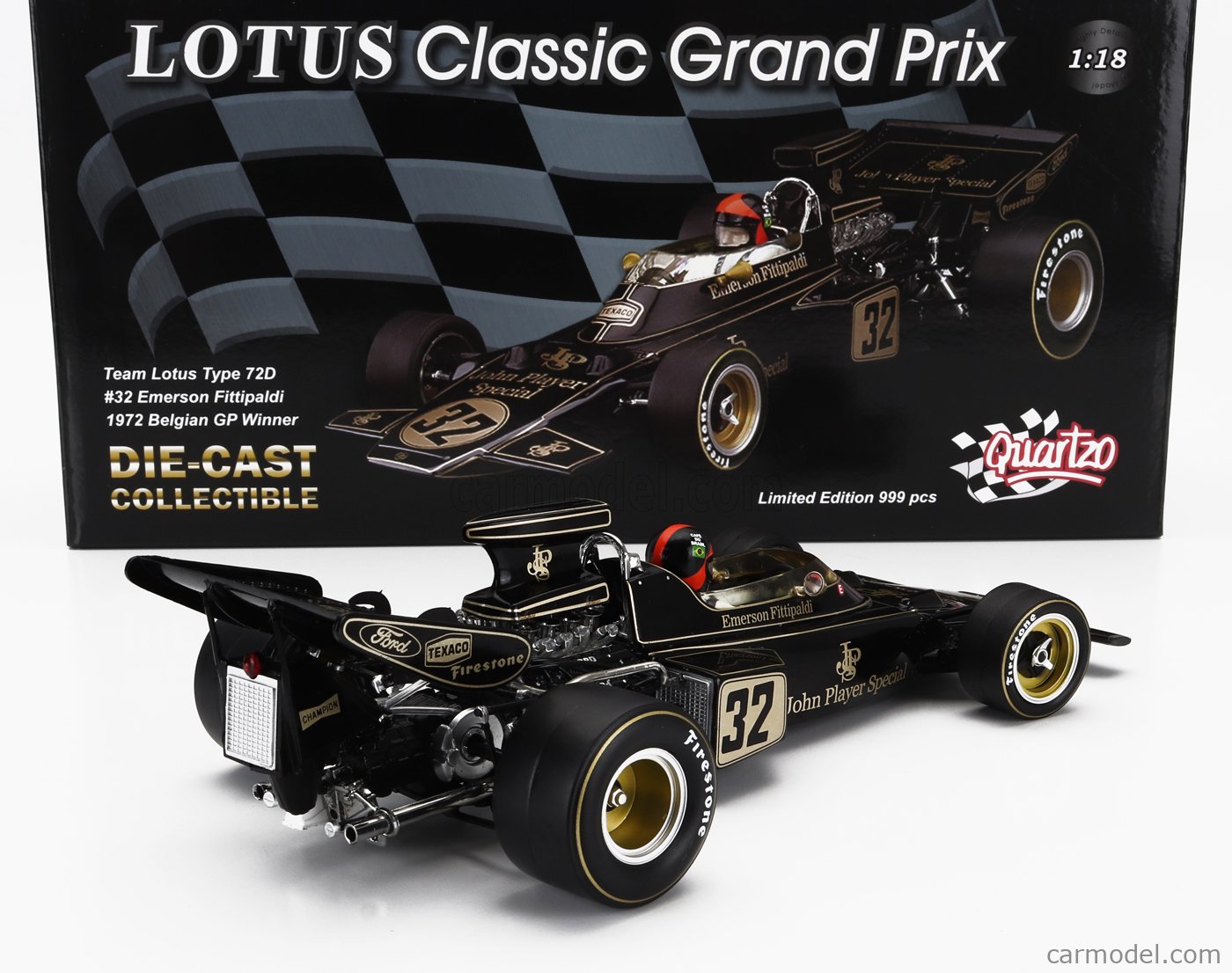 エグゾト FORD 箱付 1972 #6 LOTUS TYPE 72D 1/18