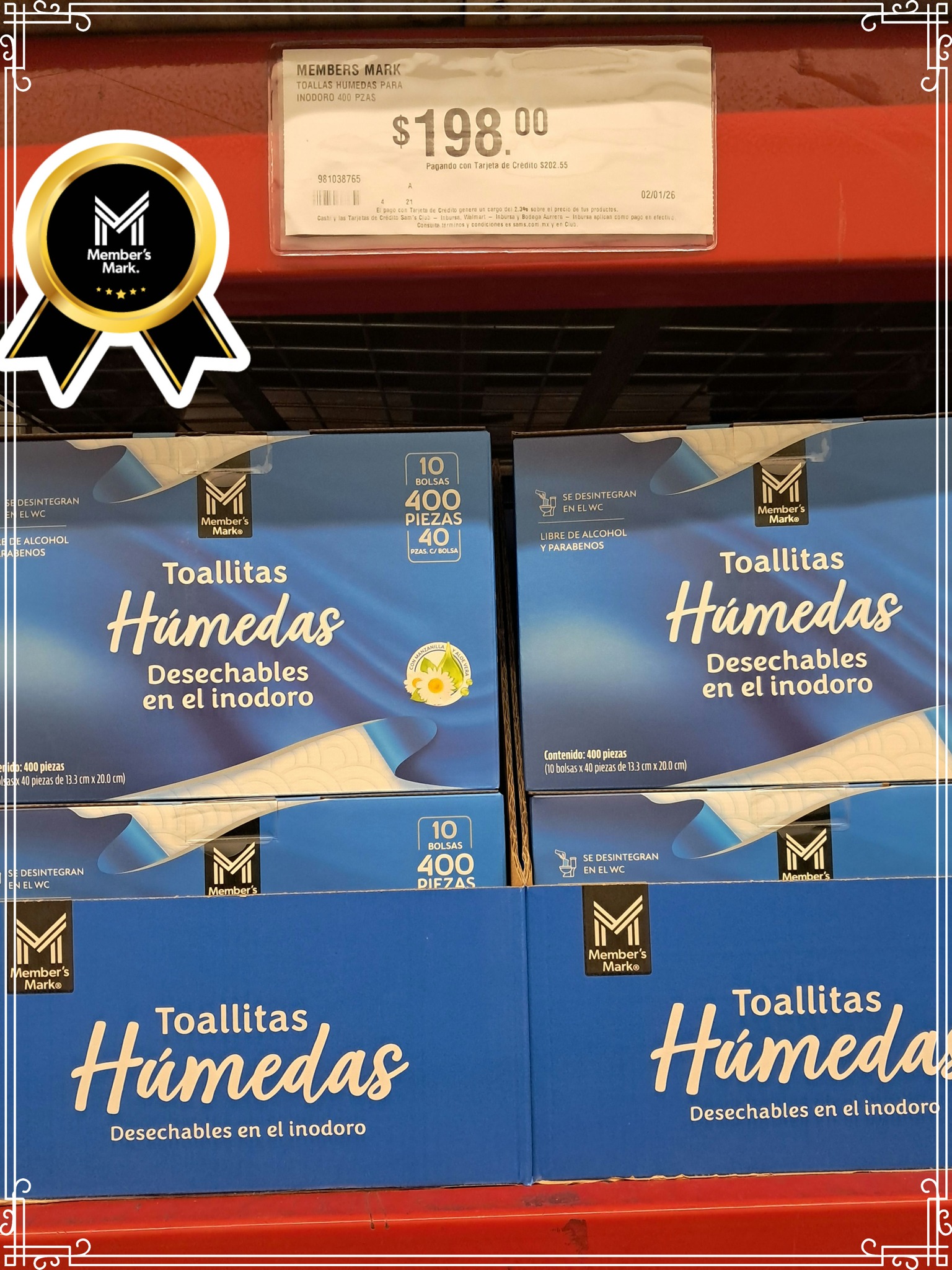 Sam's - 🤩🤩🤩 Toallitas húmedas !!!! Se desintegran en el inodoro .. Este ...