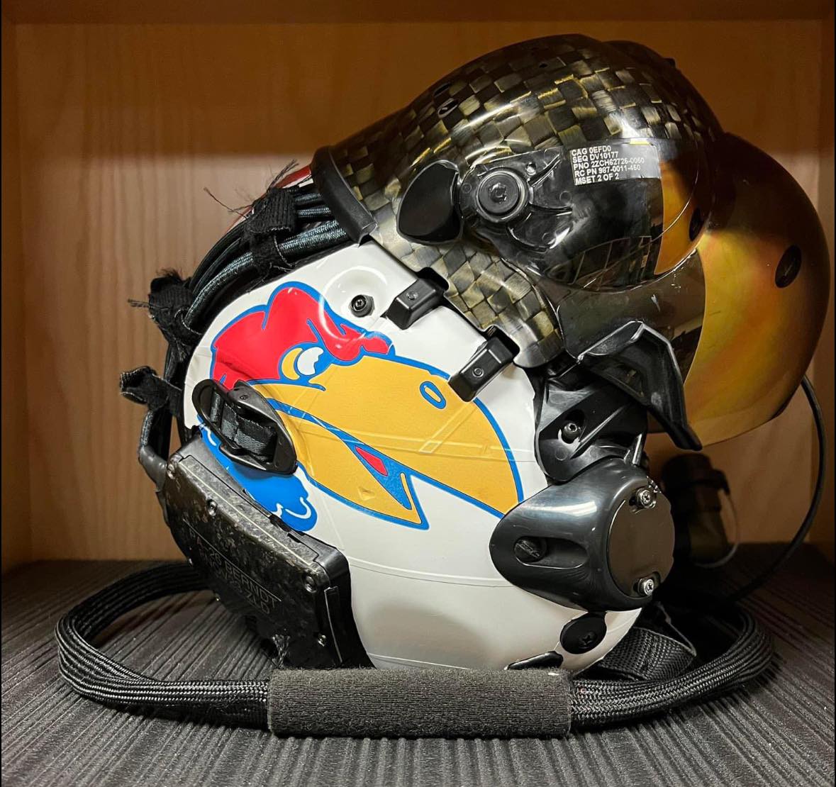 airplane inspired motorcycle helmet PilotX Flight With Communications New Vintage Leather Covered Fixed