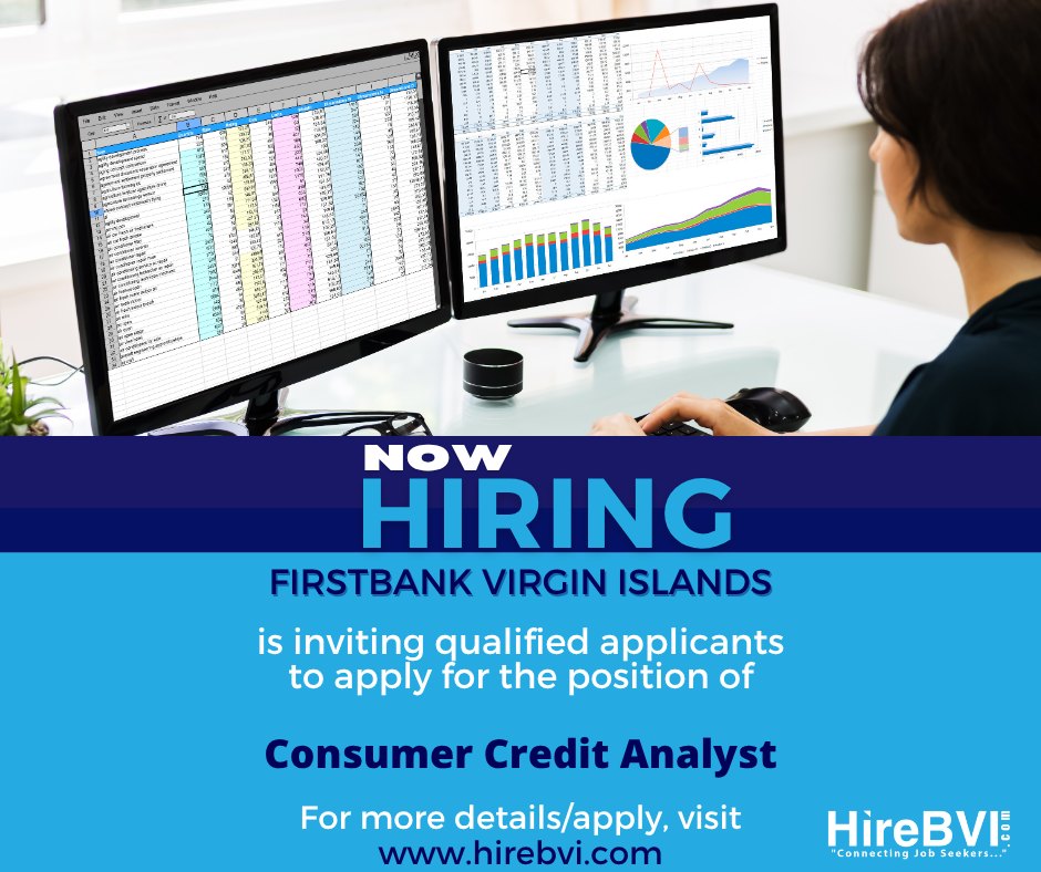Hire BVI - FirstBank Virgin Islands in the BVI is hiring a... | Facebook
