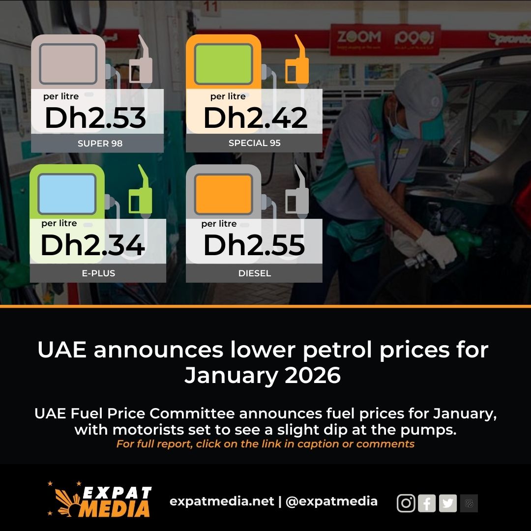 Expat - Good news for motorists as 2026 kicks off! Prices take effect ...
