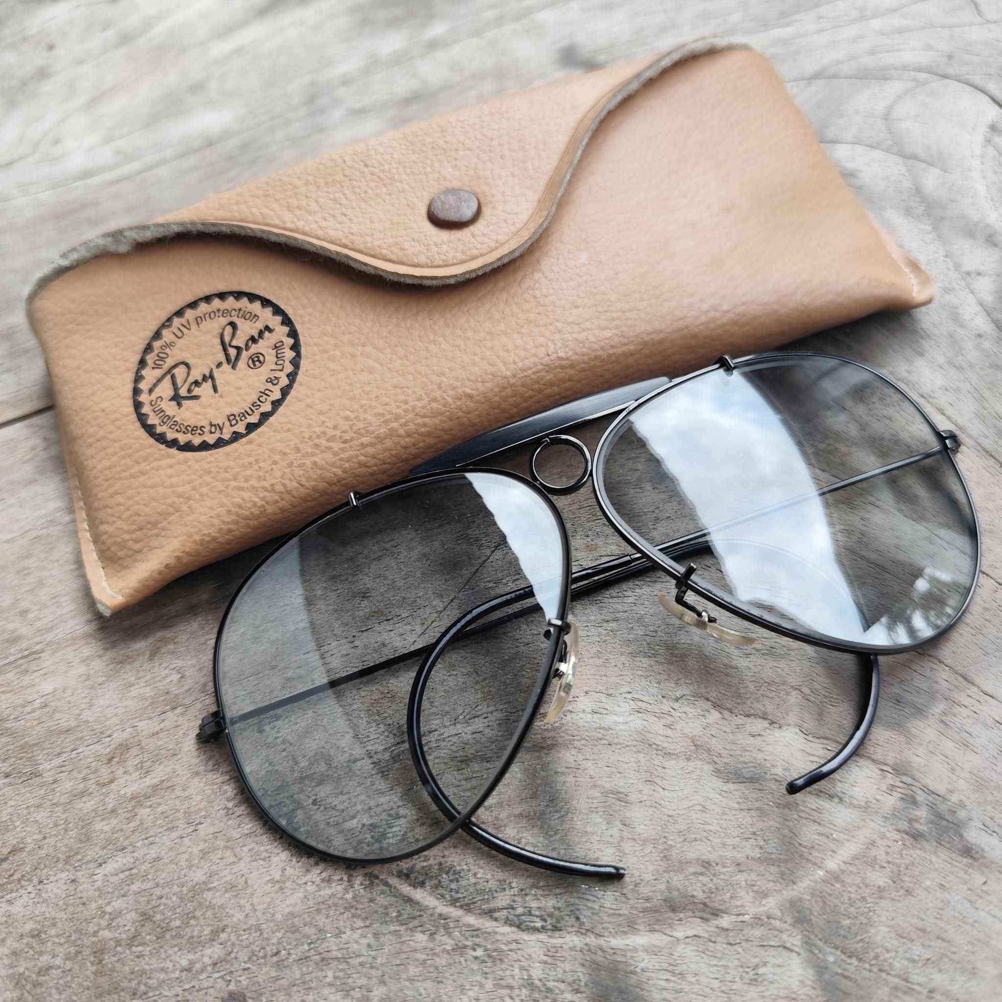 Oval Vintage Ray Ban Sunglasses Ray-Ban Shooter Changeables B&L 