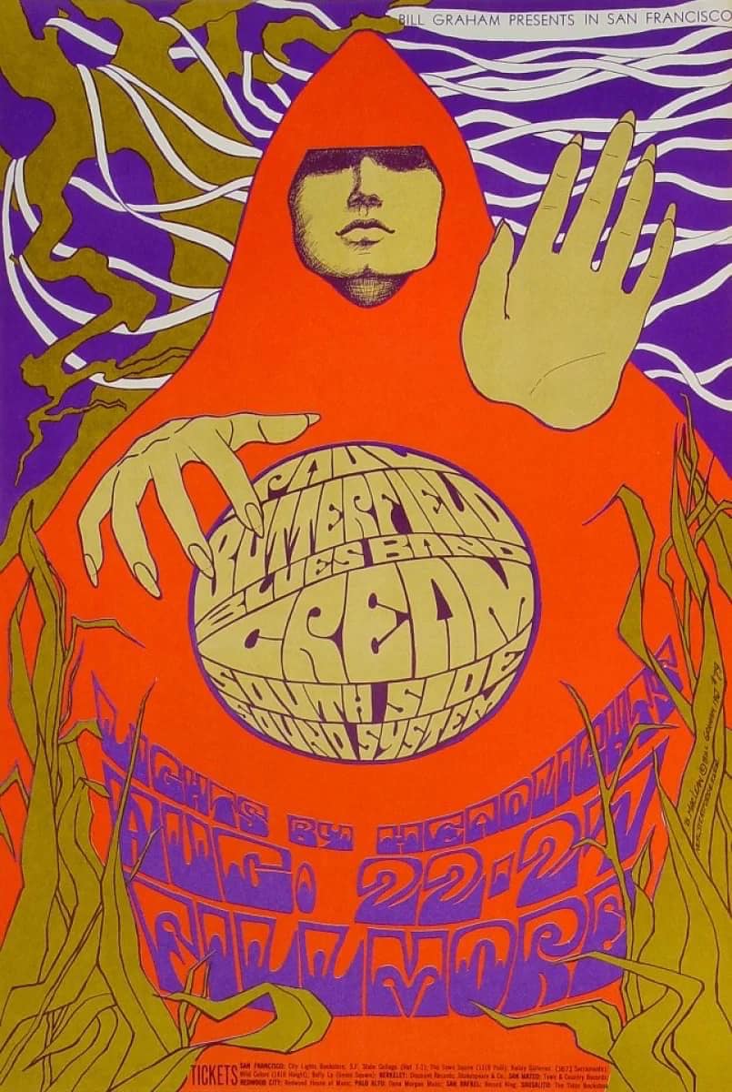 Cream at the Fillmore Auditorium in San Francisco, CA, 1967