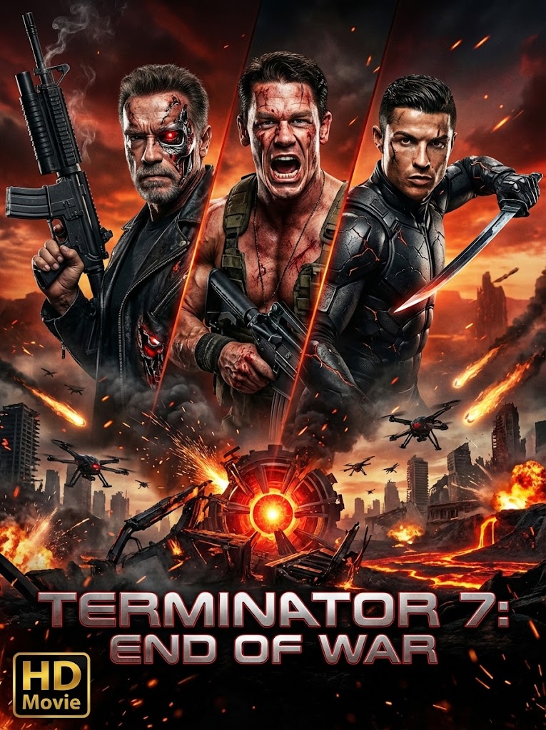 Movie - 🌿🔥 TERMINATOR 7: END OF WAR (2026) 🎭 Starring: Arnold ...