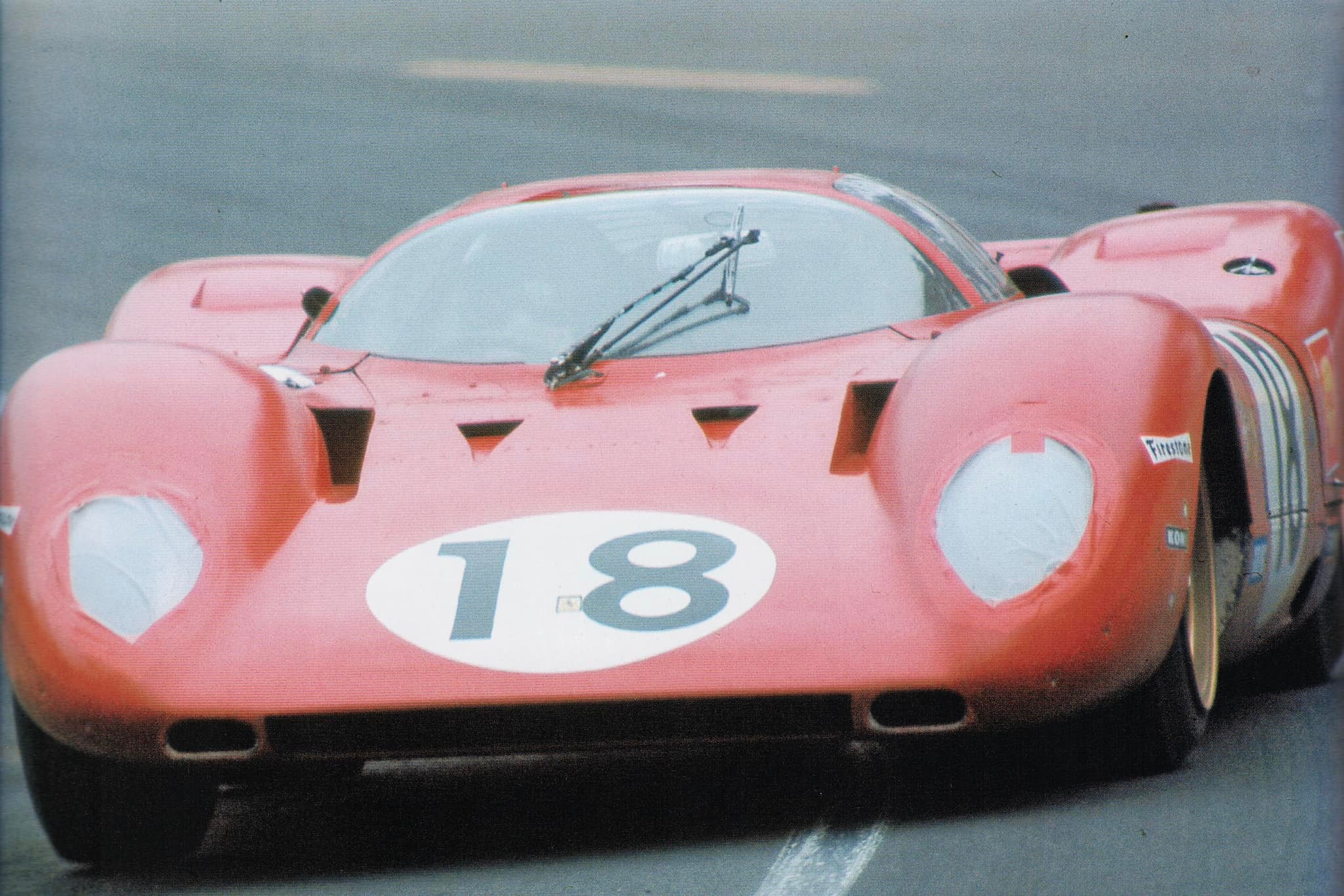 1969 Ferrari 312P at 24 Hours of Le Mans