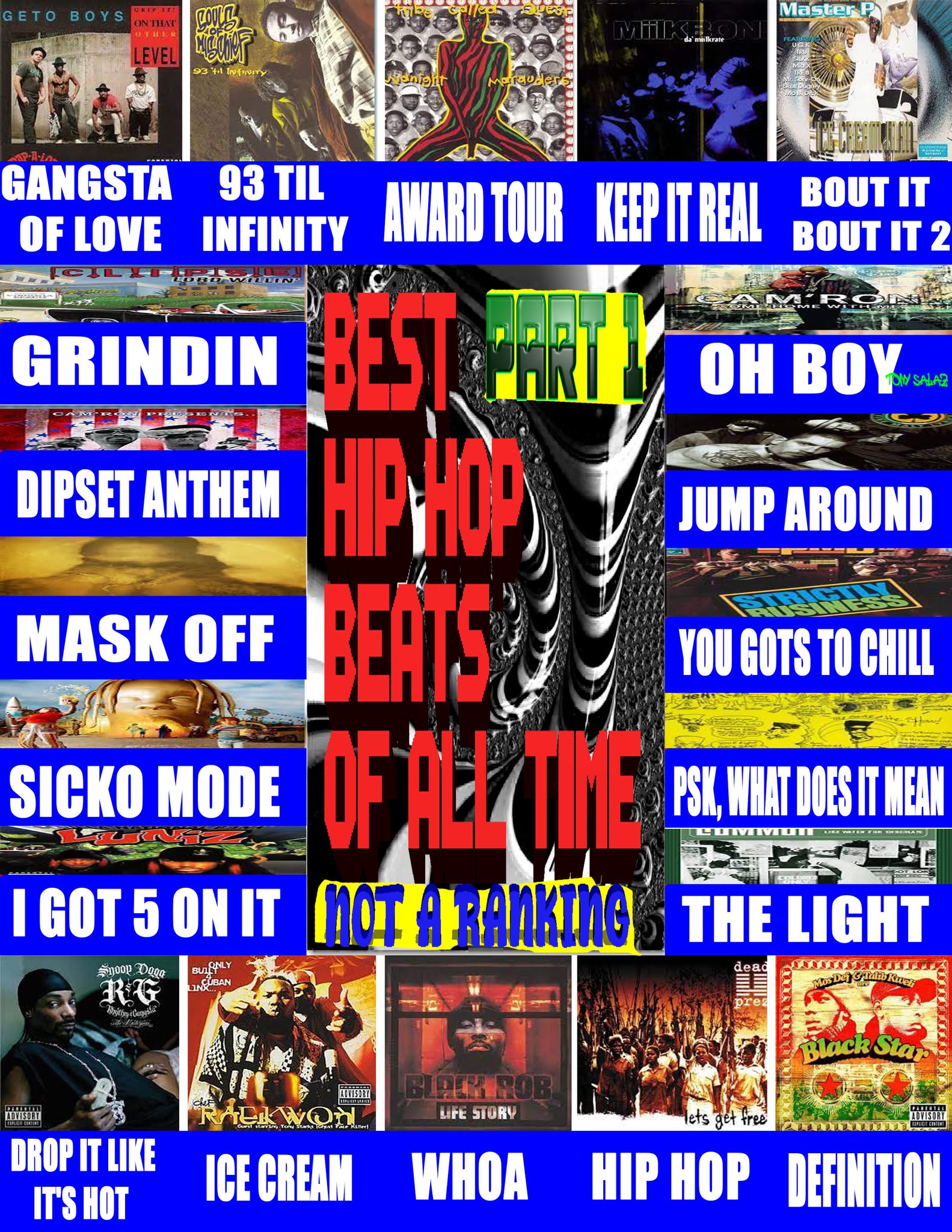 Peep our full list #50GreatestHipHopBeats