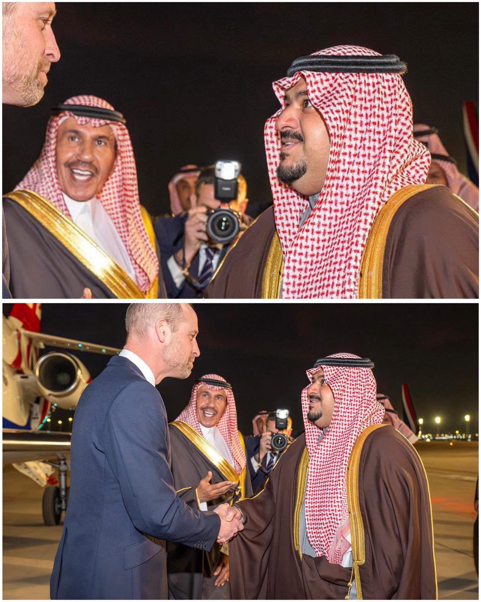 The prince - On arrival in Riyadh, Prince William, The Prince of Wales ...