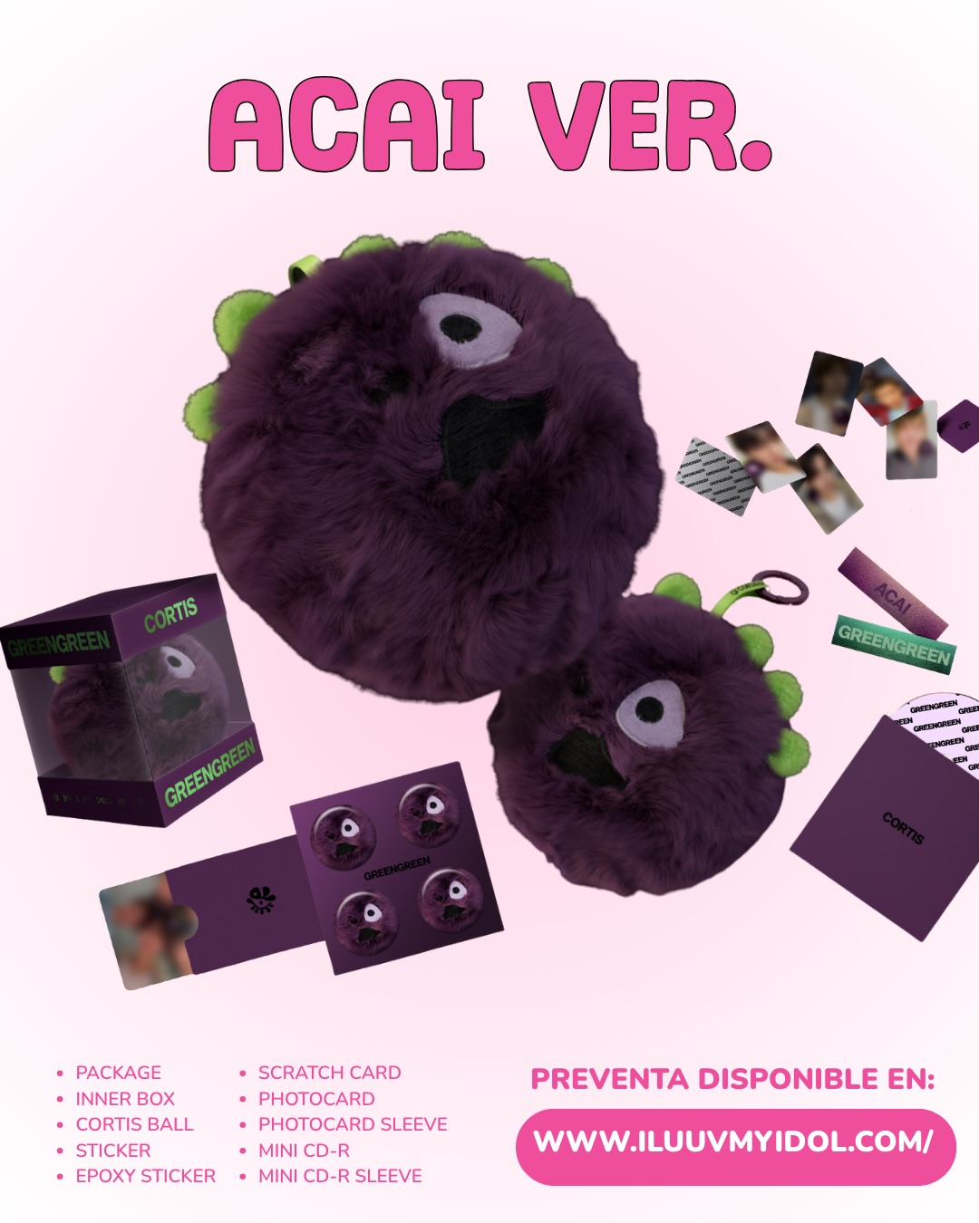 🩷PREVENTA ACTIVA: CORTIS [GREENGREEN] (CORTIS BALL Ver
